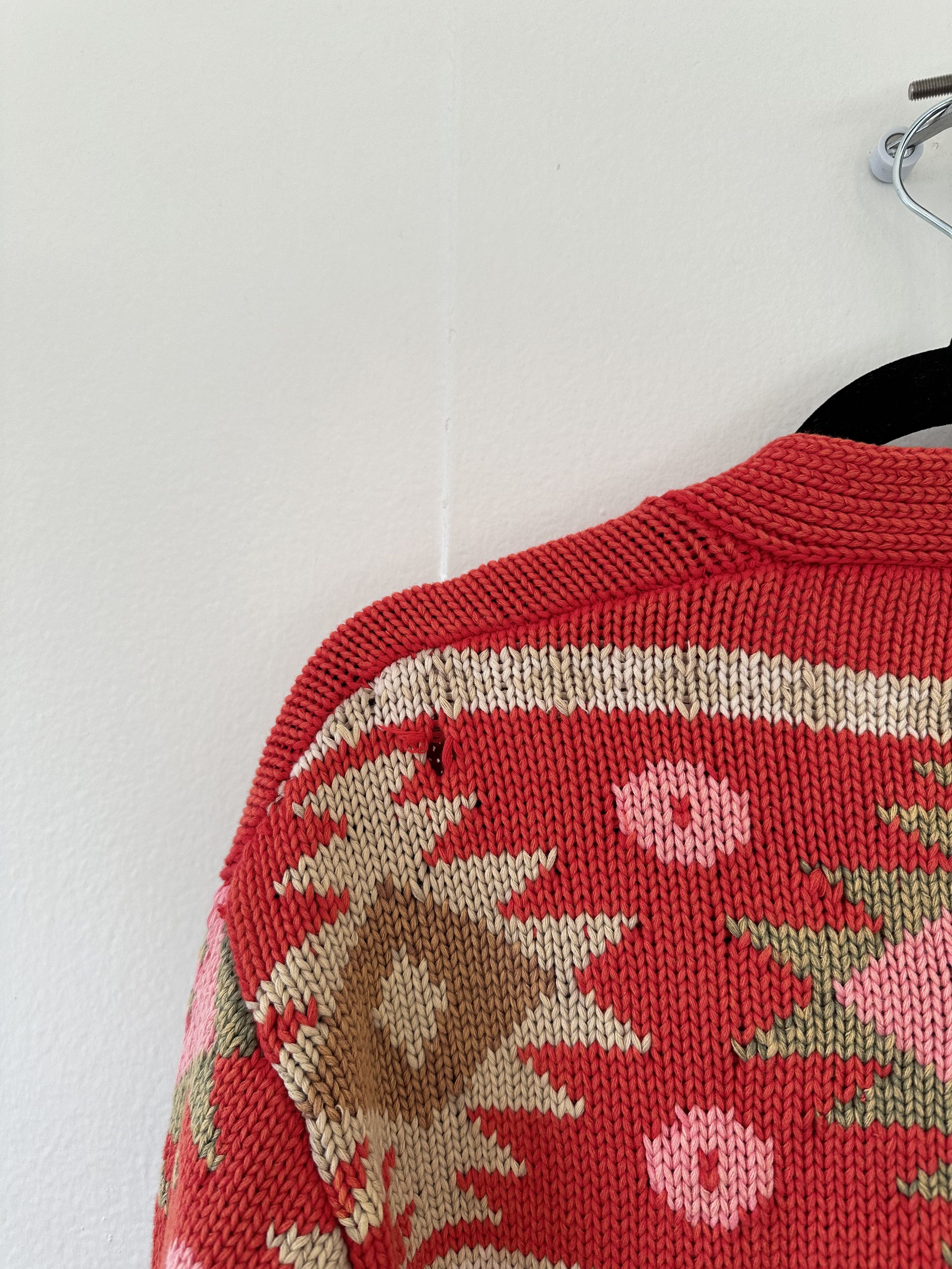 Aime Leon Dore Aime Leon Dore Geometric Knit Cardigan Size US XS / EU 42 / 0 - 4 Thumbnail