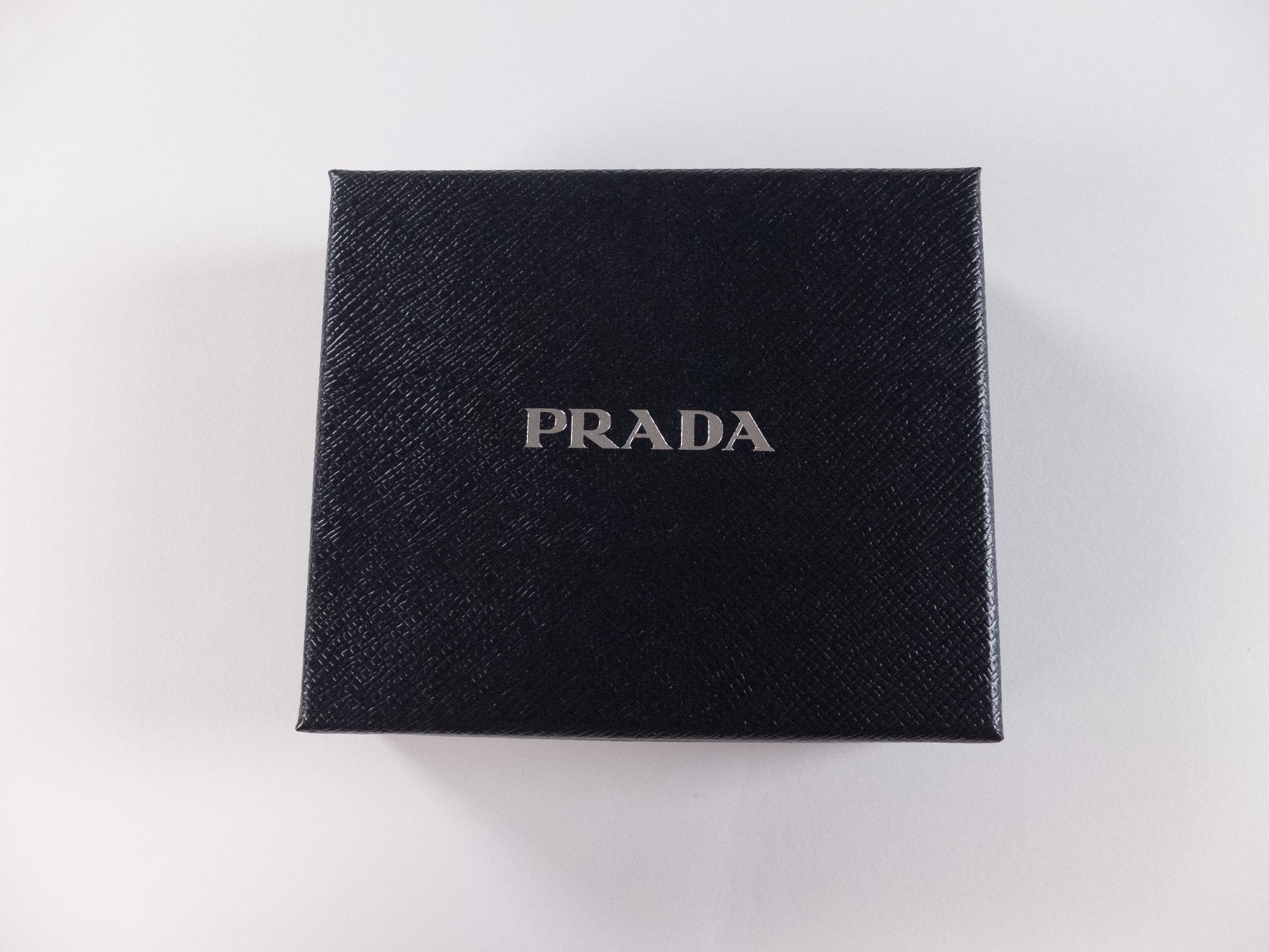 Prada PRADA blue triangle logo Saffiano leather bifold wallet Size ONE SIZE - 9 Thumbnail