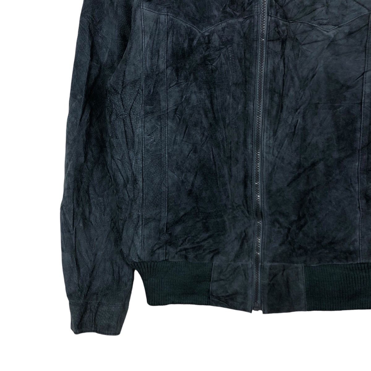 Japanese Brand 📌Vtg Bomber Leather Jacket Genuine Echtes Leder Echt Deer Size US M / EU 48-50 / 2 - 5 Thumbnail