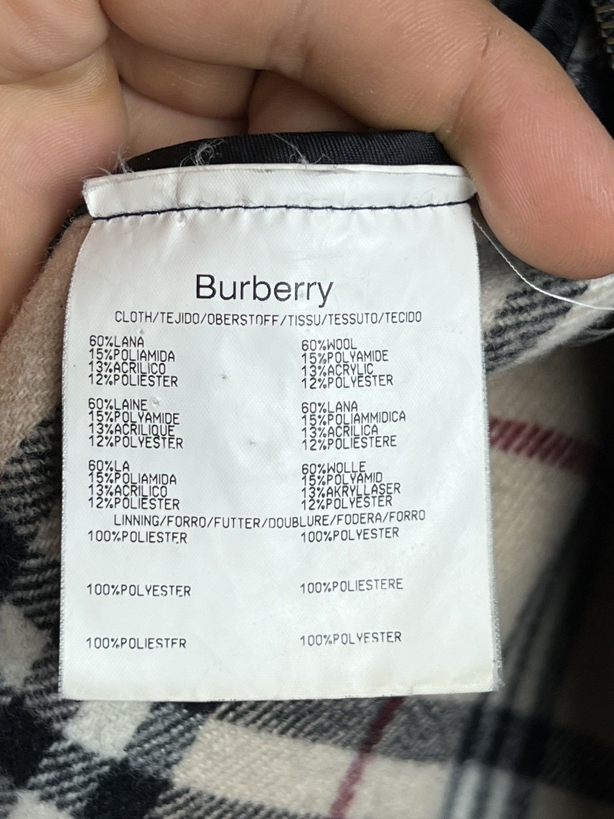 Burberry × Designer Burberry London Hooded Wool Coat nova check zip small logo Size L / US 10 / IT 46 - 9 Thumbnail
