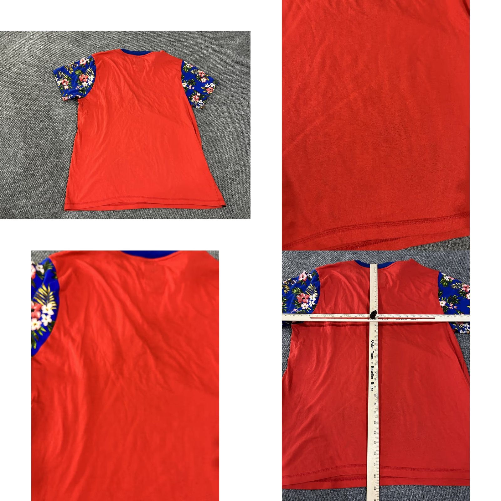 Enyce Enyce Shirt Mens 2XL Red Floral Sleeve E Logo Tropical Graphic Streetwear Tee Shirt Size US XXL / EU 58 / 5 - 8 Thumbnail