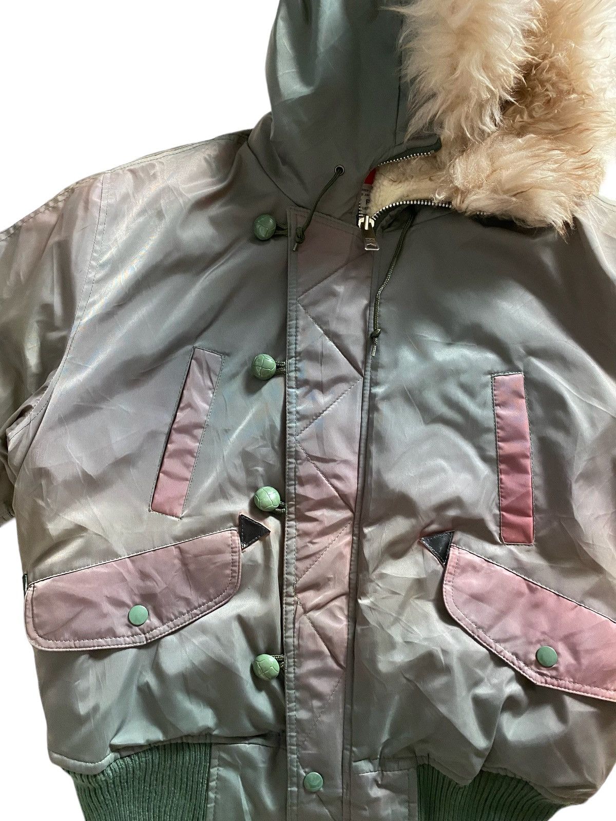 Alpha Industries Vintage AIR FORCE FUR AW82( USAF) jacket flyers nice design Size US M / EU 48-50 / 2 - 13 Thumbnail