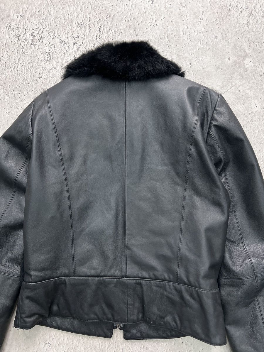 Hysteric Glamour Hysteric glamour style black leather fur jacket Y2K style Size M / US 6-8 / IT 42-44 - 10 Thumbnail