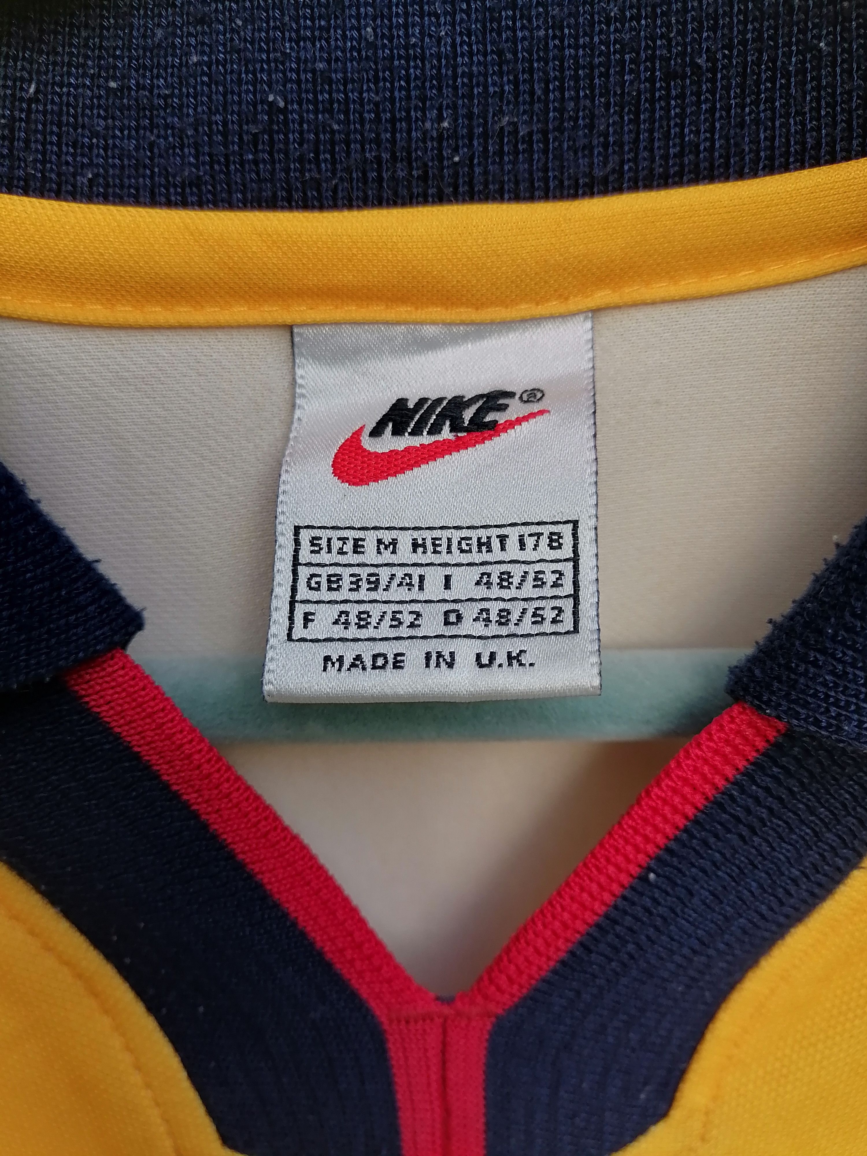 Nike × Vintage Vintage Arsenal JVC 97-99 Away Football Jersey Size US M / EU 48-50 / 2 - 7 Thumbnail