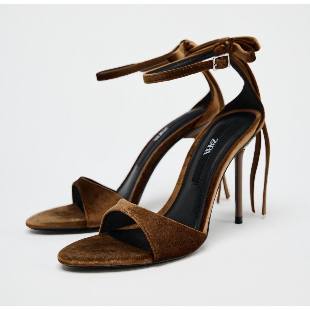 Zara ZARA High Heels with Bow NWT Size US 10 / IT 40 - 13 Thumbnail