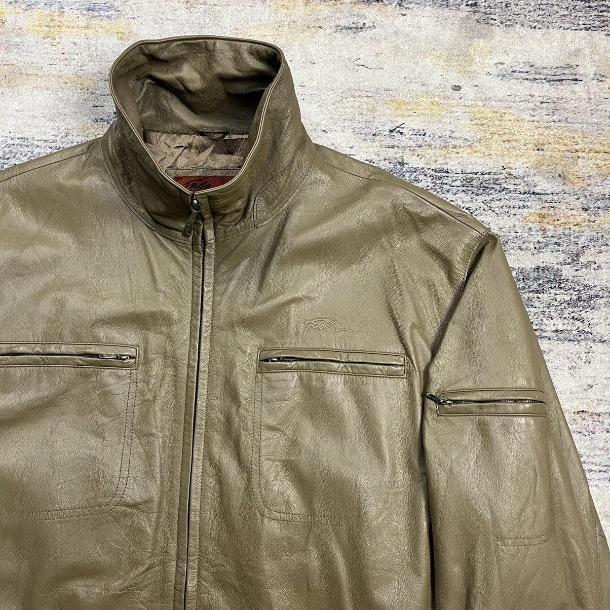 Fubu Vintage y2k fubu genuine leather jacket Size US XL / EU 56 / 4 - 7 Thumbnail