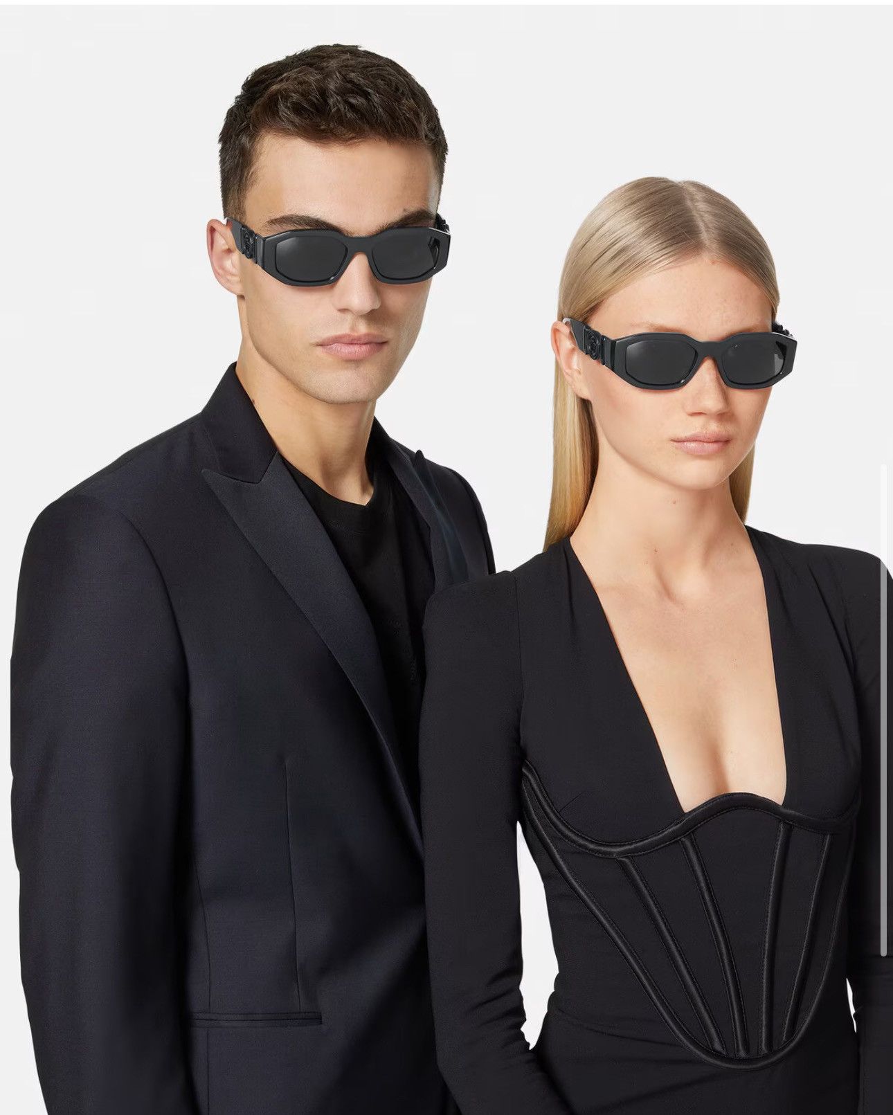 Versace Versace Biggie black on black sunglasses Size ONE SIZE - 2 Thumbnail