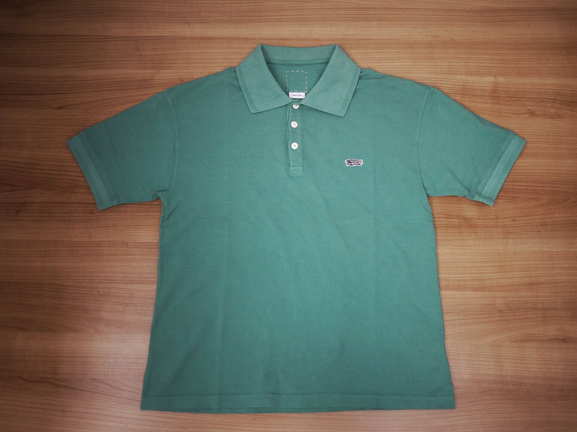Visvim Green Short Sleeve Polo Shirt Size US XXL / EU 58 / 5 - 1 Thumbnail