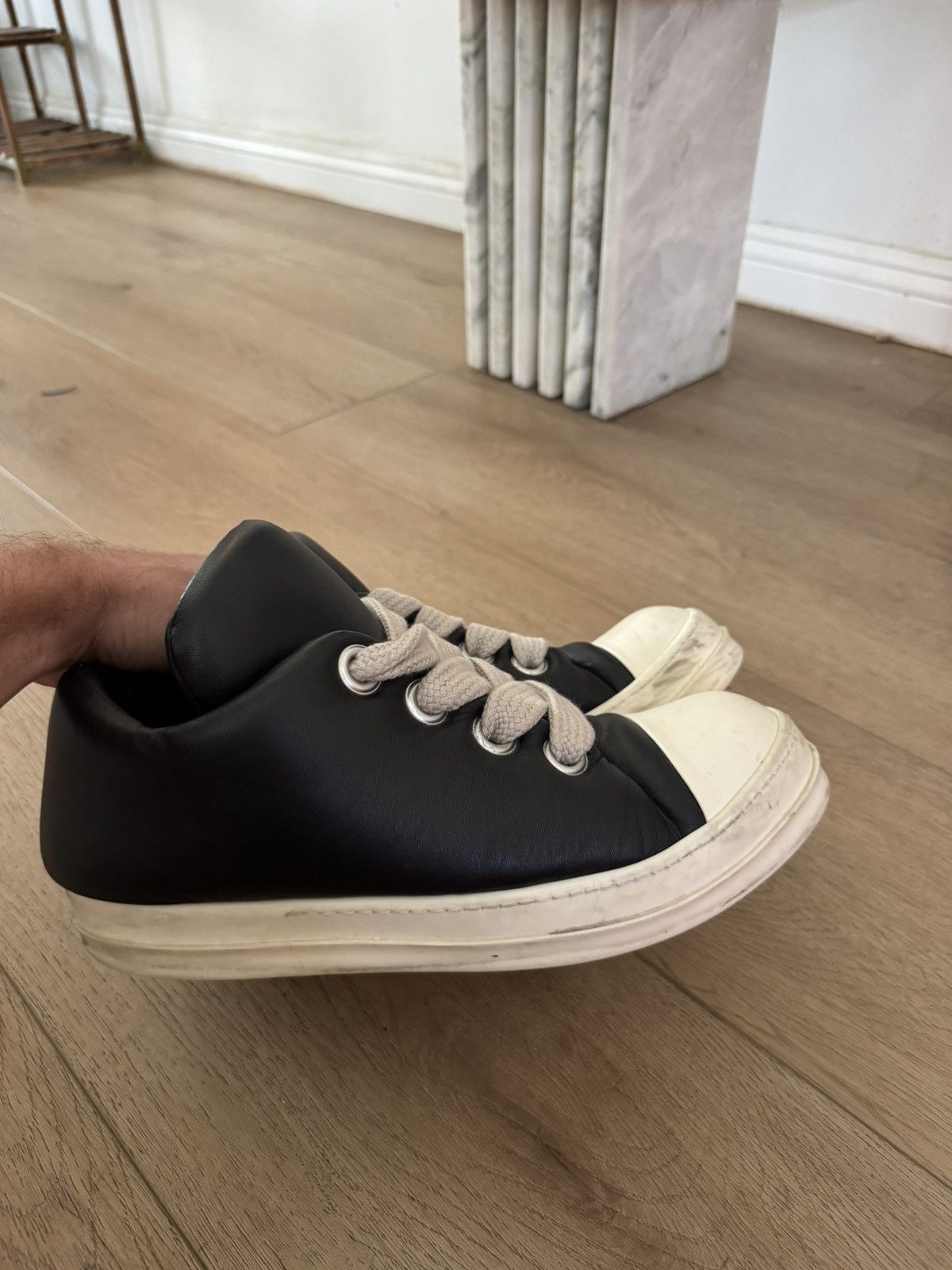 Leather Jumbo Lace Ramones 46