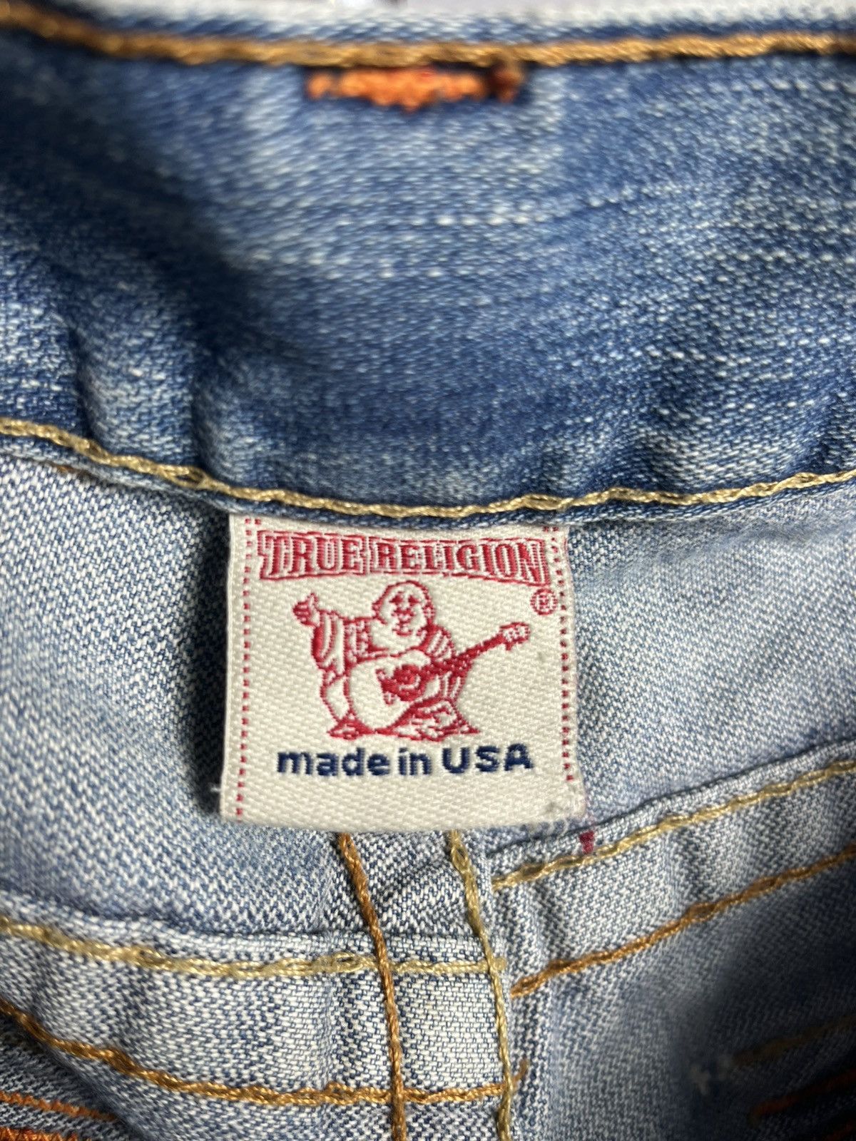 True Religion True Religion Joey Flare Distressed Jeans Denim Blue Size US 36 / EU 52 - 8 Thumbnail