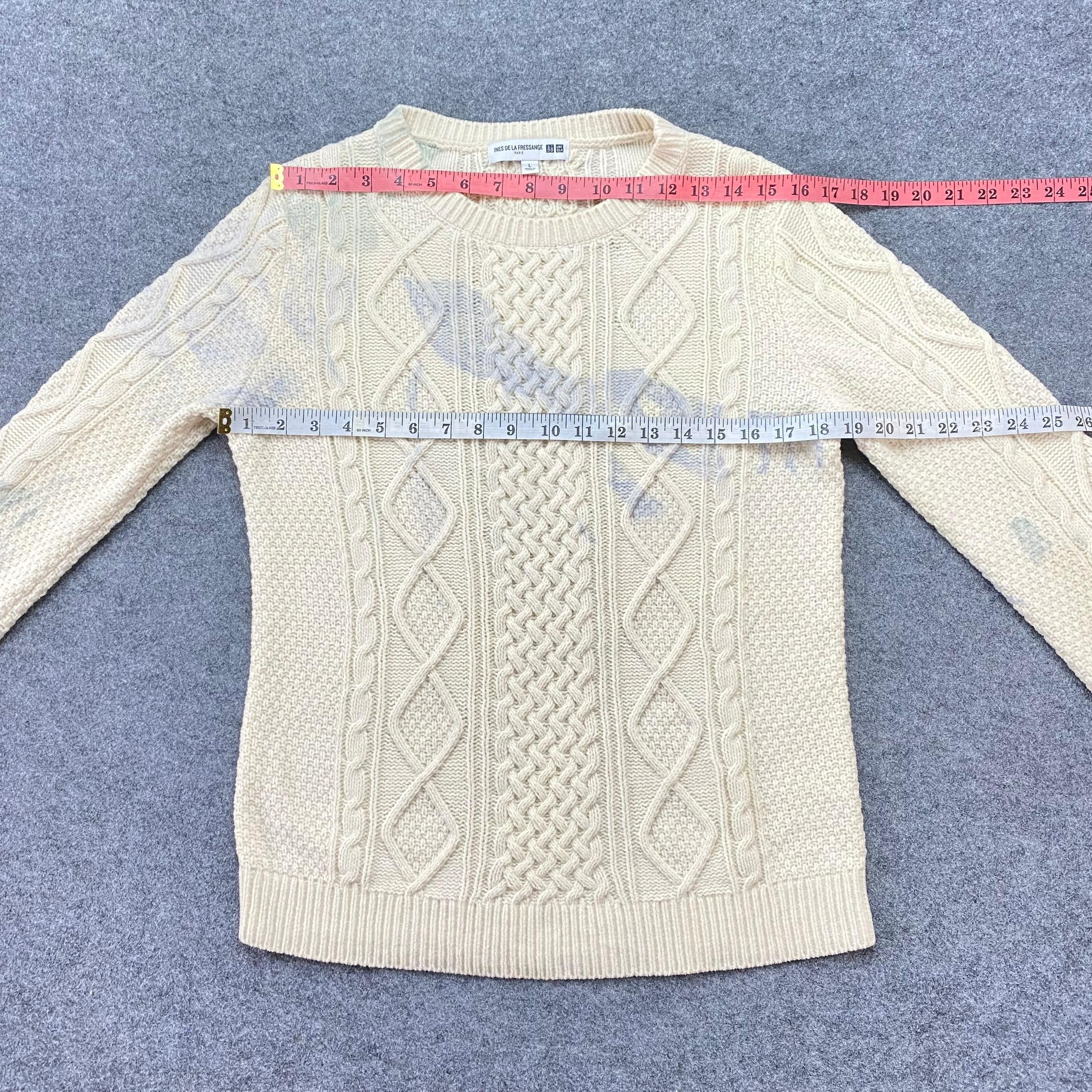 Uniqlo Vintage Ines Des La Fresangge Paris Uniqlo Cardigan Knitwear Size US L / EU 52-54 / 3 - 3 Thumbnail