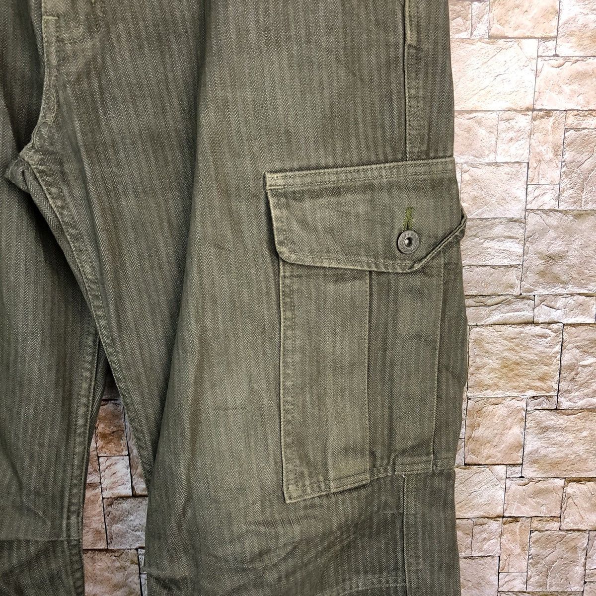 If Six Was Nine Nine Blocks faded utility Cargo Multipocket Pants #A813 Size US 32 / EU 48 - 11 Thumbnail