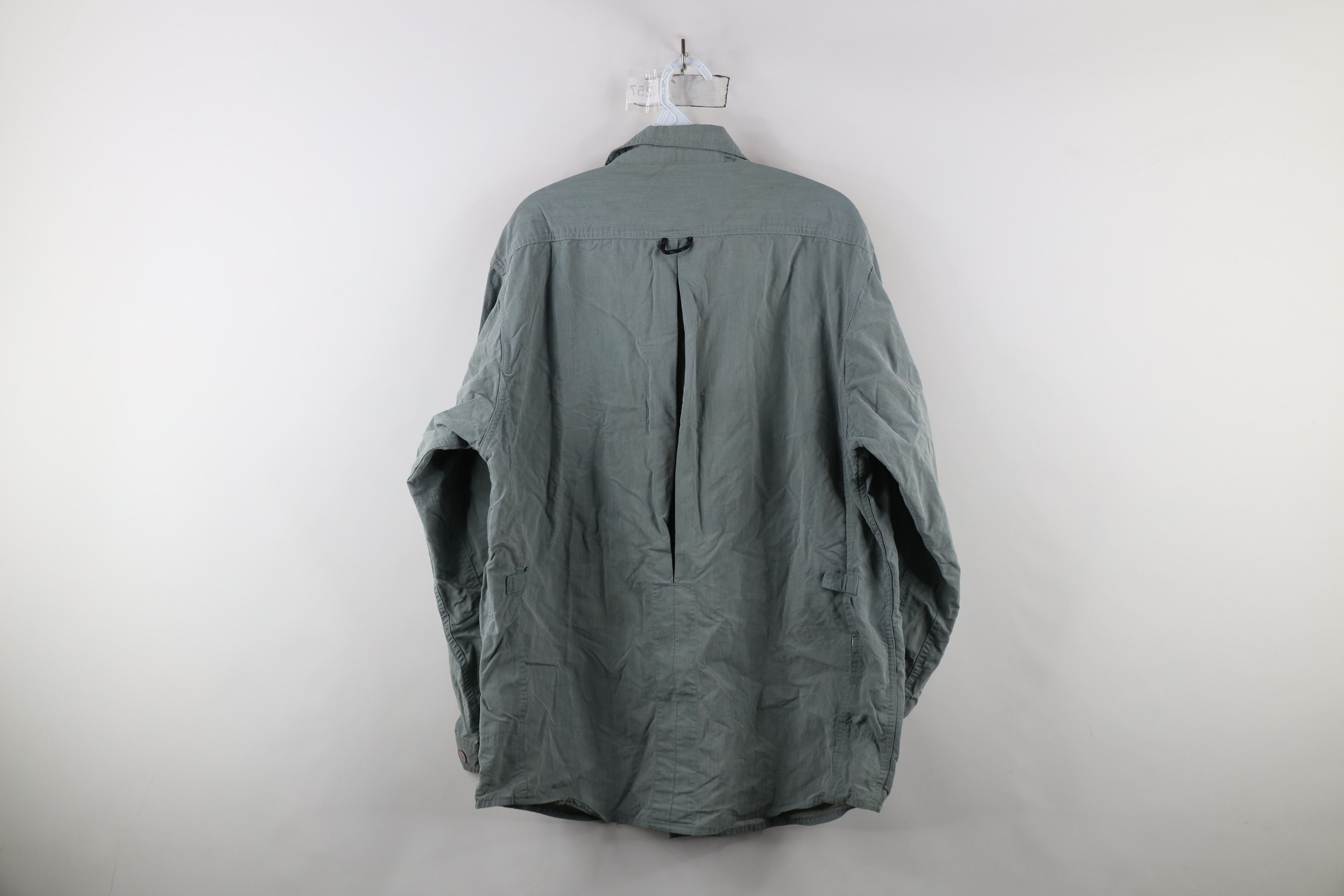 ExOfficio × Vintage Vintage 90s Exofficio Stonewash Hiking Safari Button Shirt Size US M / EU 48-50 / 2 - 14 Thumbnail