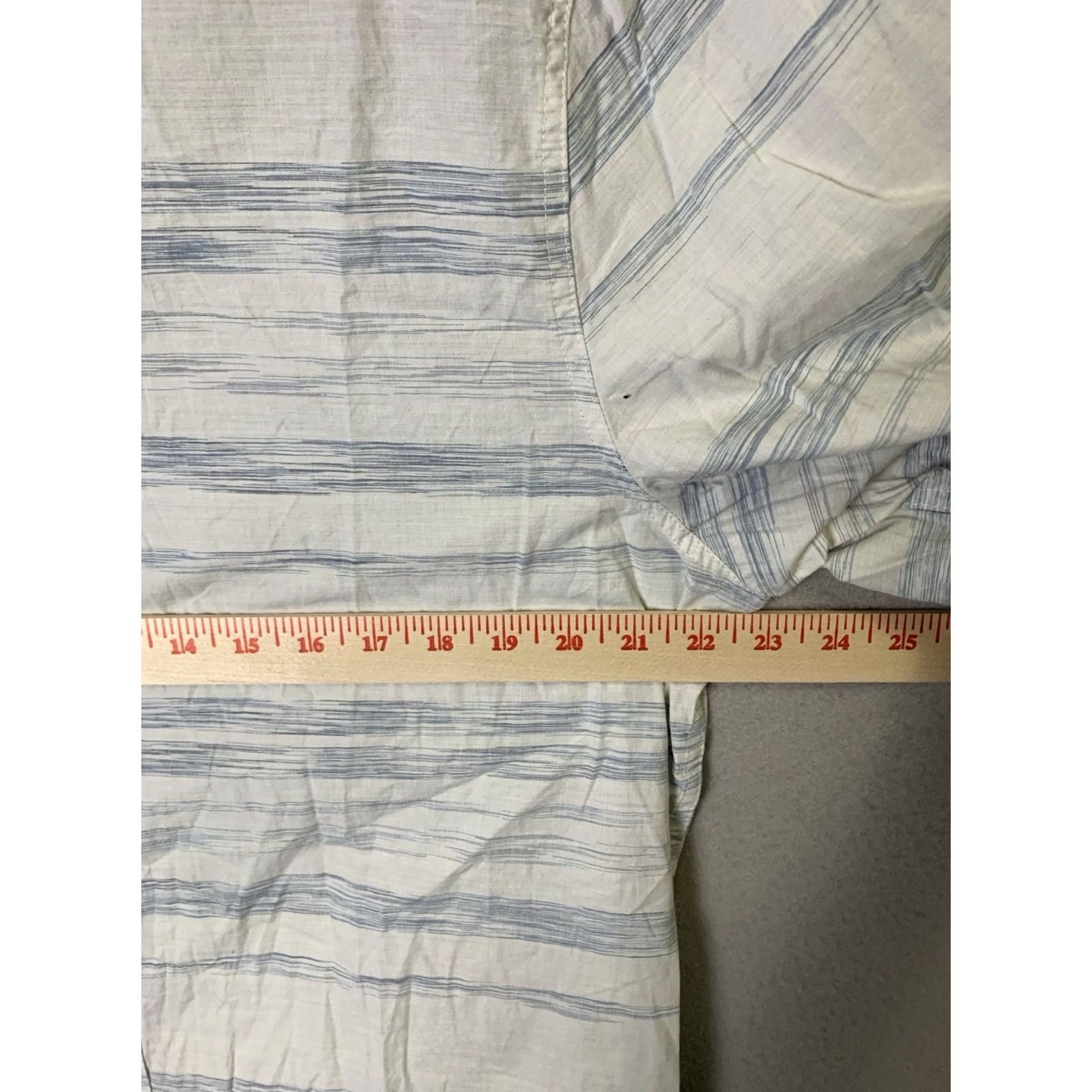 Buffalo David Bitton Buffalo David Bitton Shirt Mens XXL Blue Striped Casual Office Size US XXL / EU 58 / 5 - 7 Thumbnail