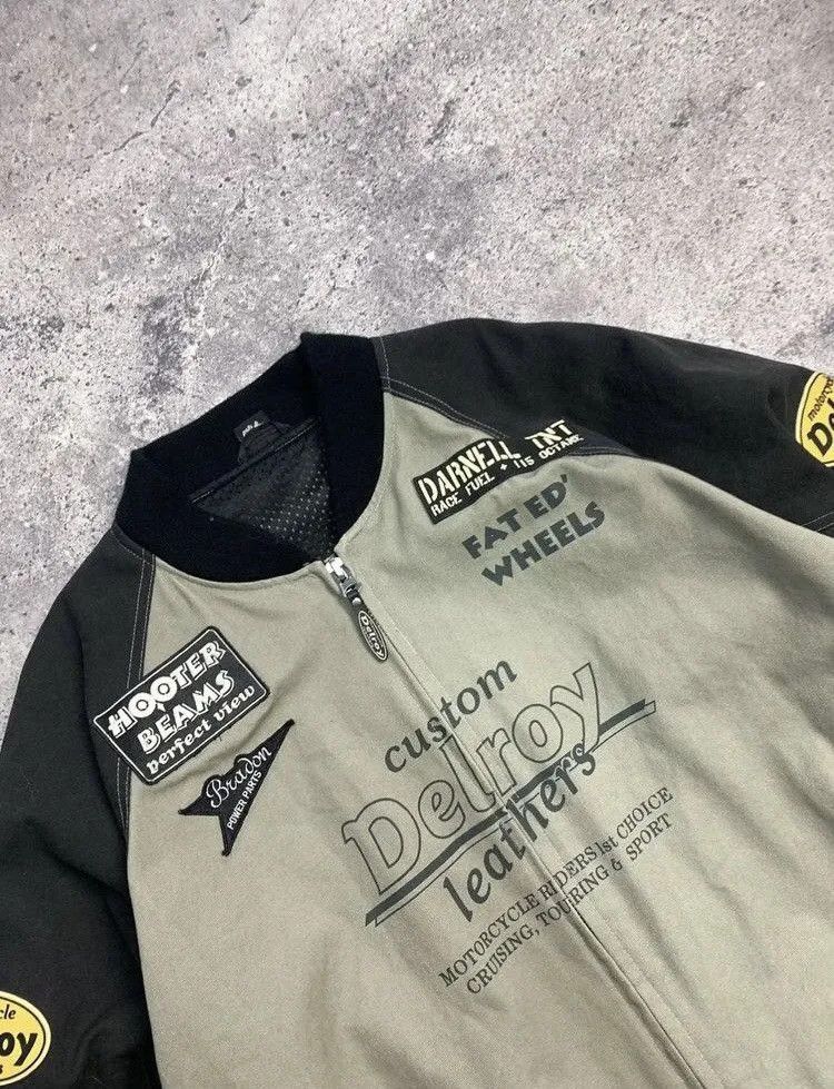 Japanese Brand Vintage Delroy Racing Team Moro Jacket Y2K Streetwear Size US XL / EU 56 / 4 - 8 Thumbnail