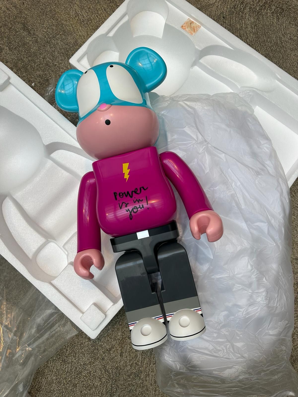 Bearbrick 1000% Edgar Plans édition Limitée - Avec Boîte Scellée Et Certificat