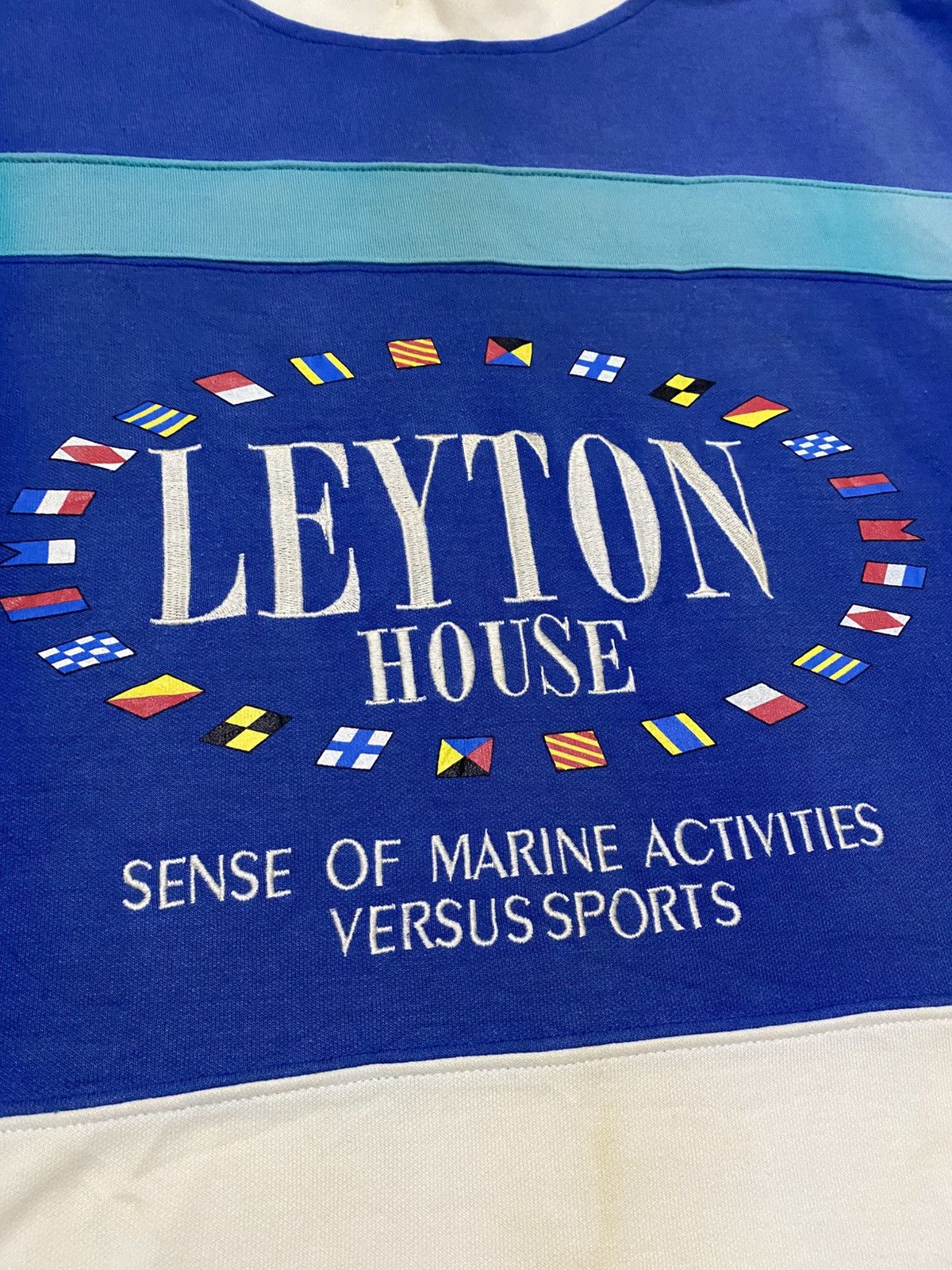 Japanese Brand Vintage Leyton House 26 Flag Embroidered Writing Size US XXL / EU 58 / 5 - 2 Thumbnail