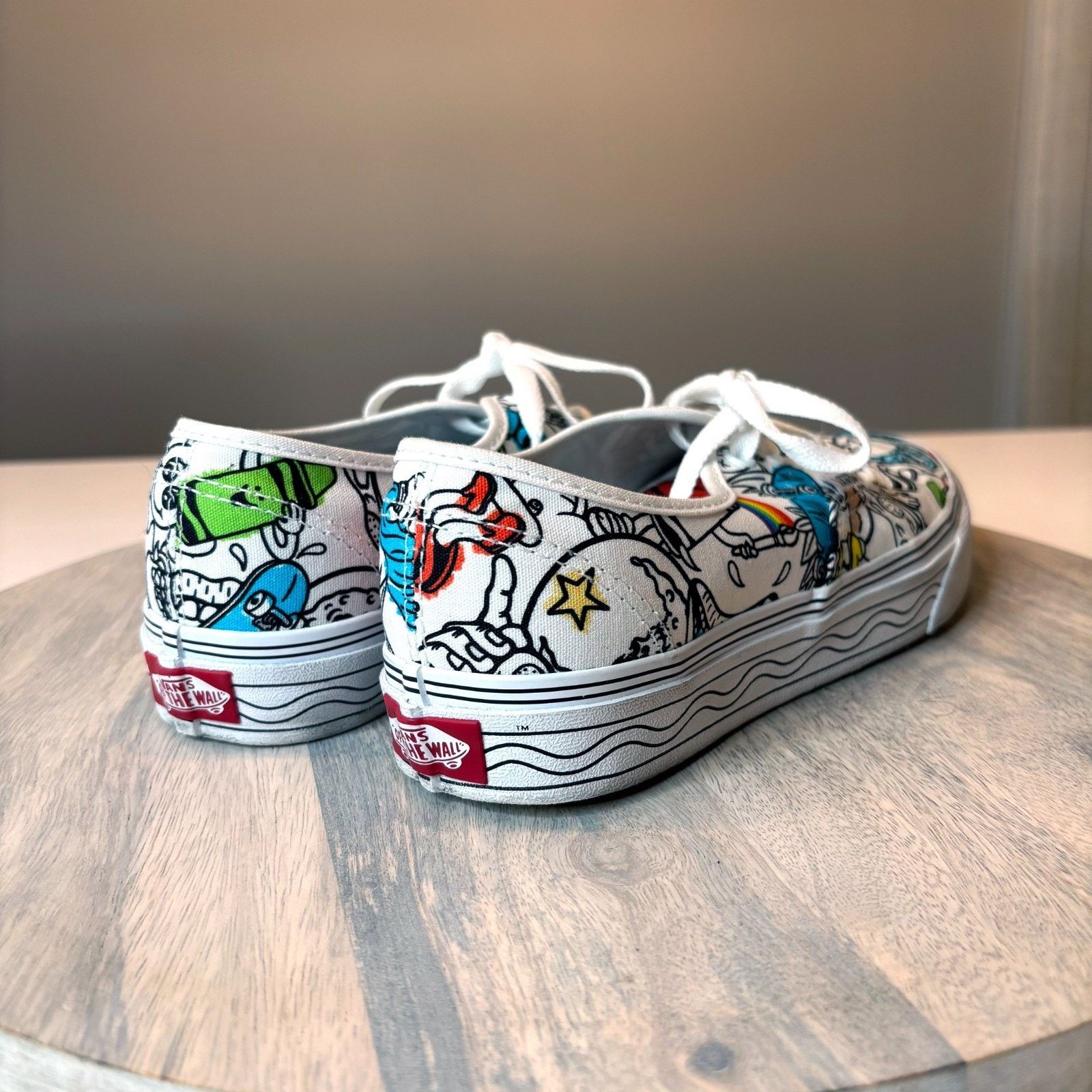 Vans Vans X Crayola Women’s Size 7.5 White Graphic Skate Sneakers Size US 7.5 / IT 37.5 - 6 Thumbnail