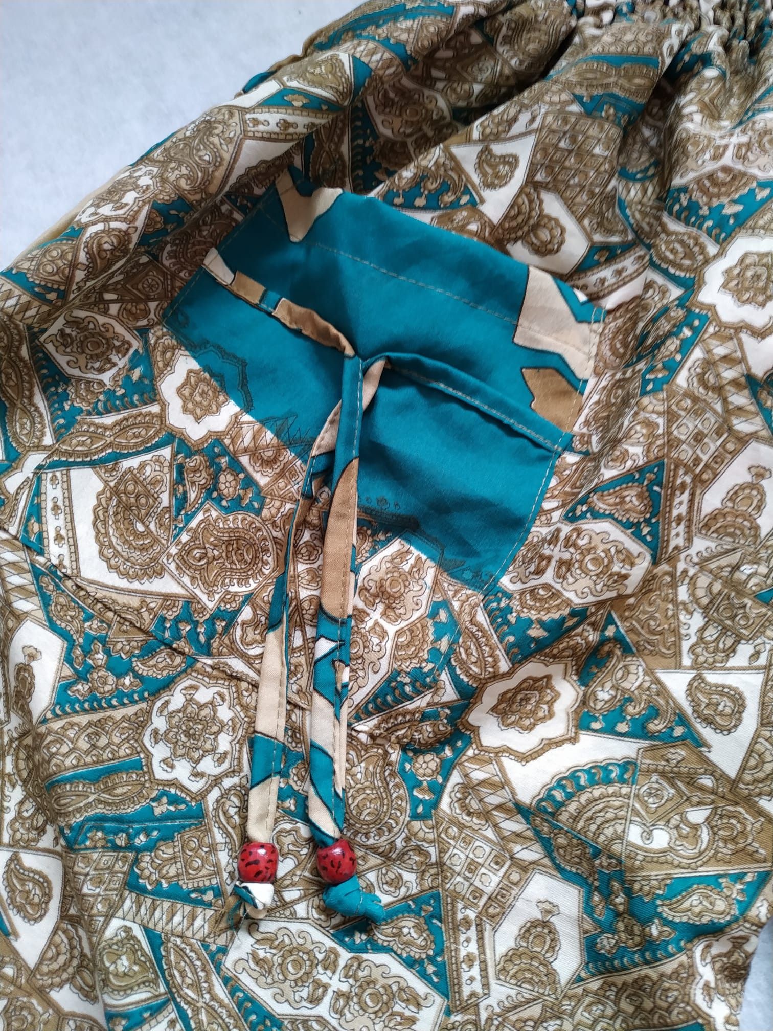 Other Silk Harem alladin pants, wide baggy pants trousers M medium Size 32" / US 10 / IT 46 - 5 Thumbnail
