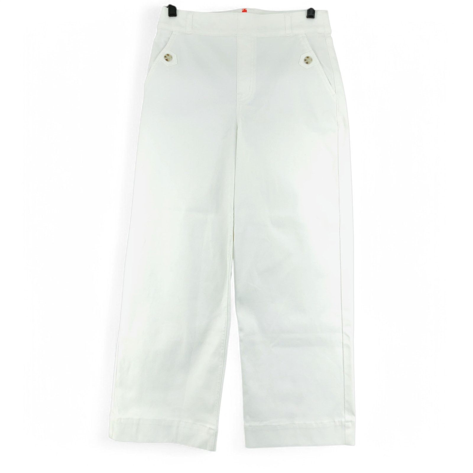 Spanx Spanx Size M Pants Twill Pull On Cropped Stretch White Size 29" - 1 Thumbnail