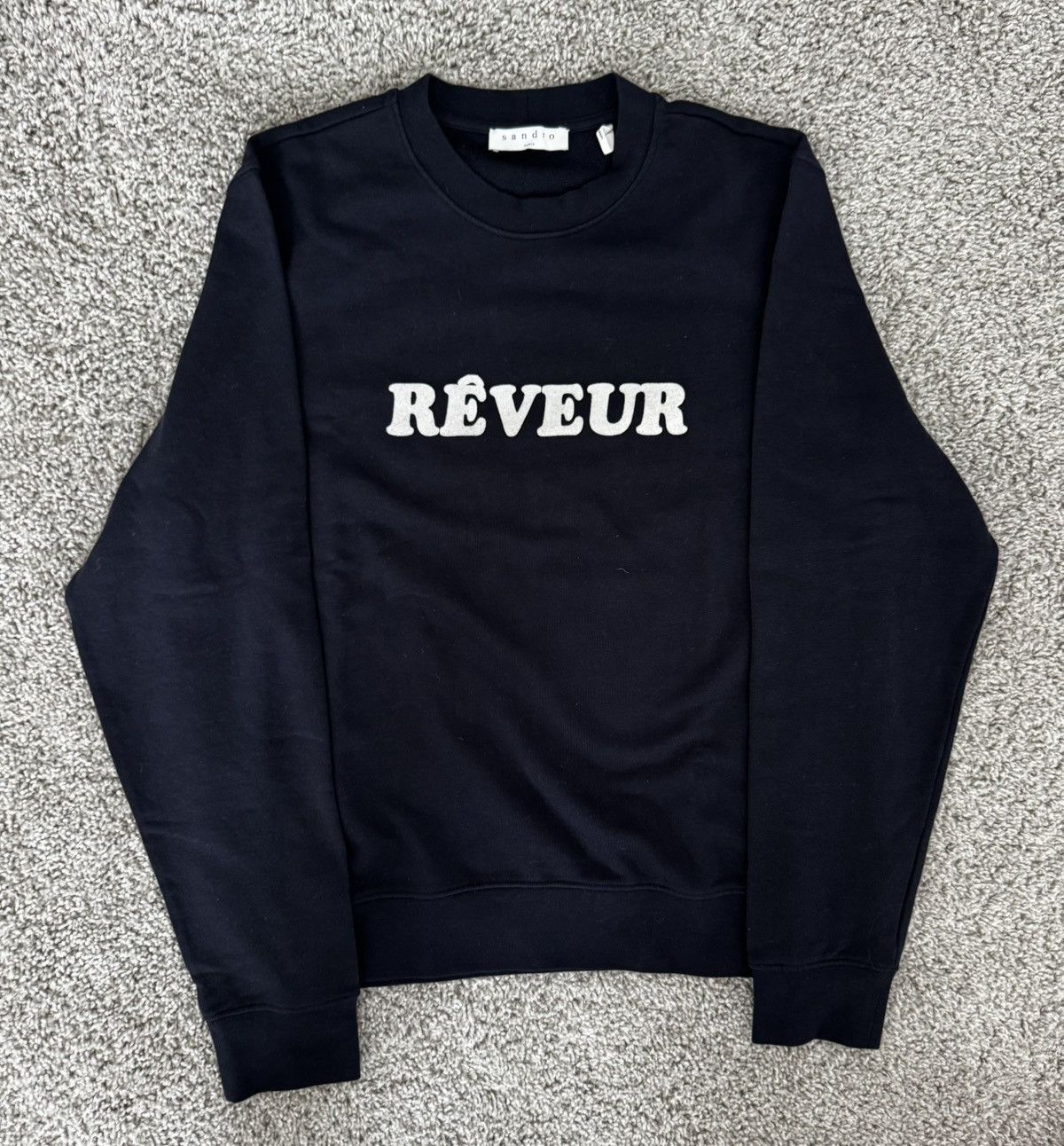 Sandro Sandro Paris "Rêveur" Sweatshirt Size US XXS / EU 40 - 1 Thumbnail