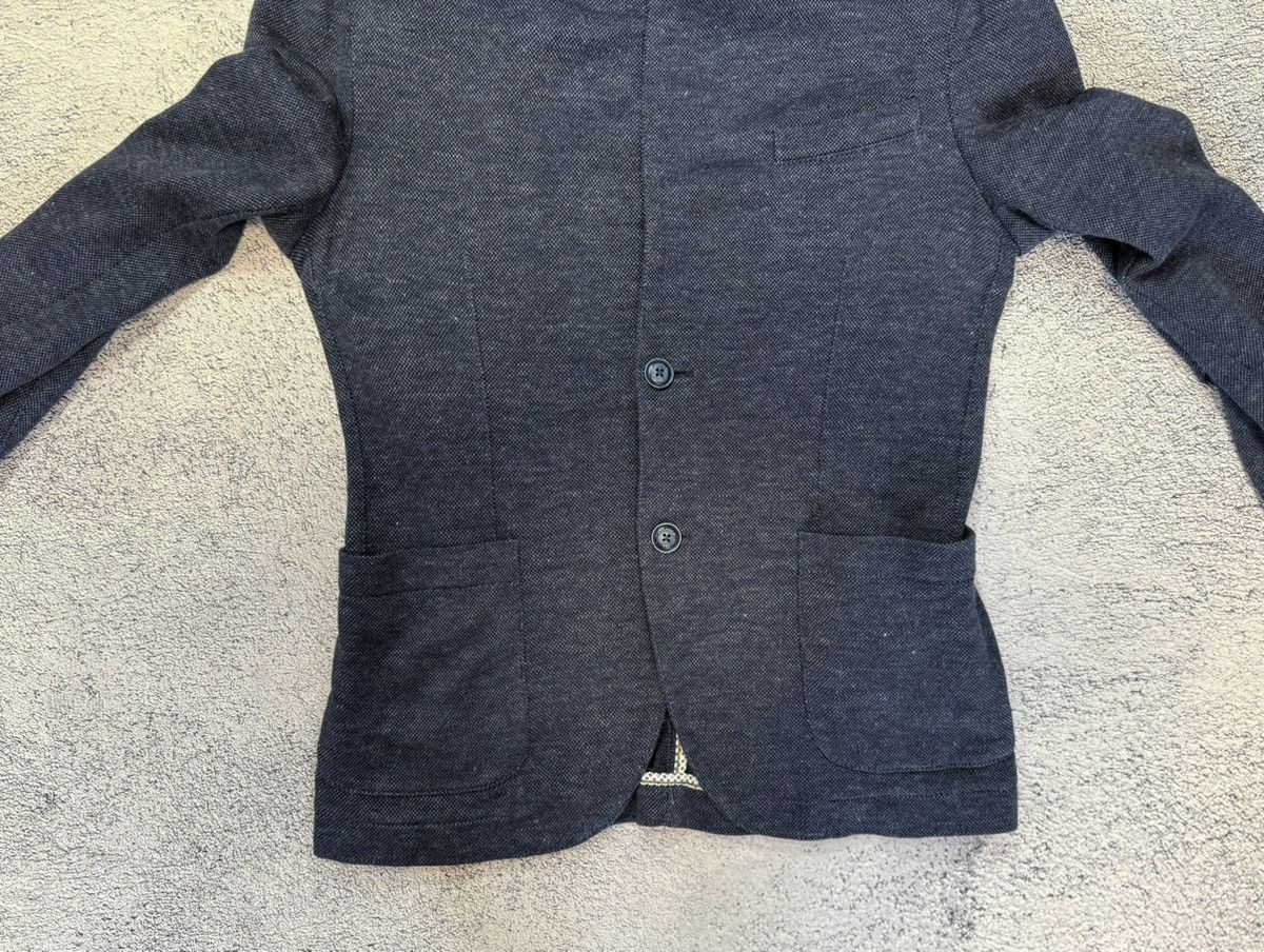 Circolo 1901 Circolo 1911 Men Linen Cotton Blazer EU48 Navy Slim Jacket Size 38R - 16 Thumbnail