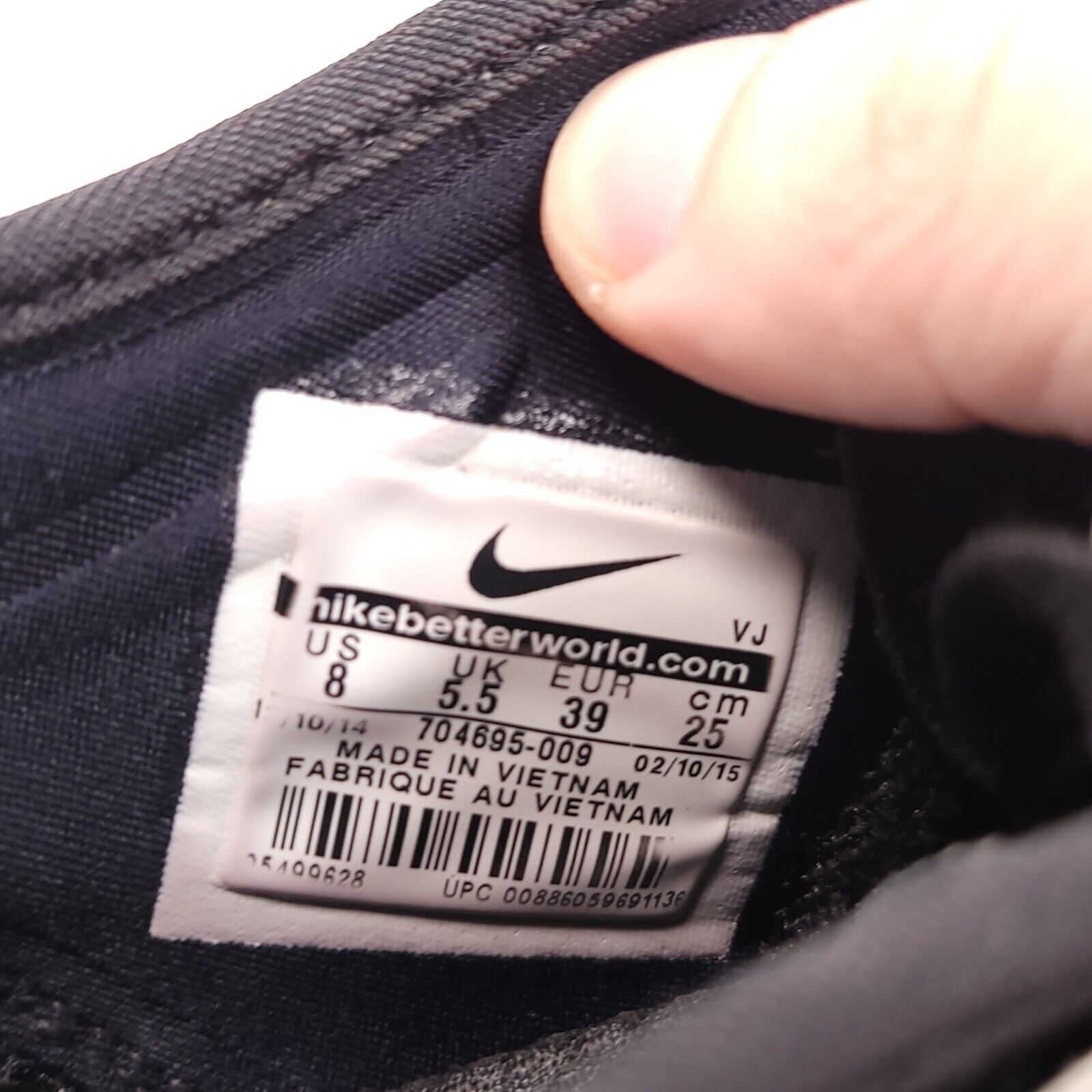 Nike Nike Free TR Fit 5 Shoe Womens Size 8 704695-009 Black White Size US 8 / IT 38 - 10 Thumbnail