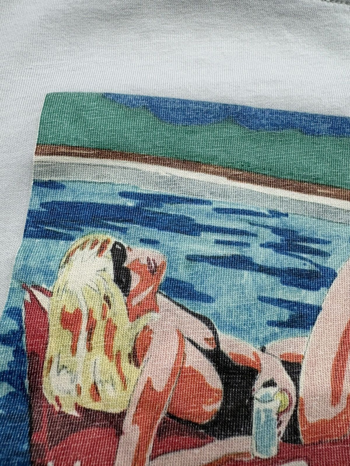 Fiorucci Fiorucci Pool Girl Graphic Crop T Shirt White Size XL Y2K Size XL / US 12-14 / IT 48-50 - 6 Thumbnail