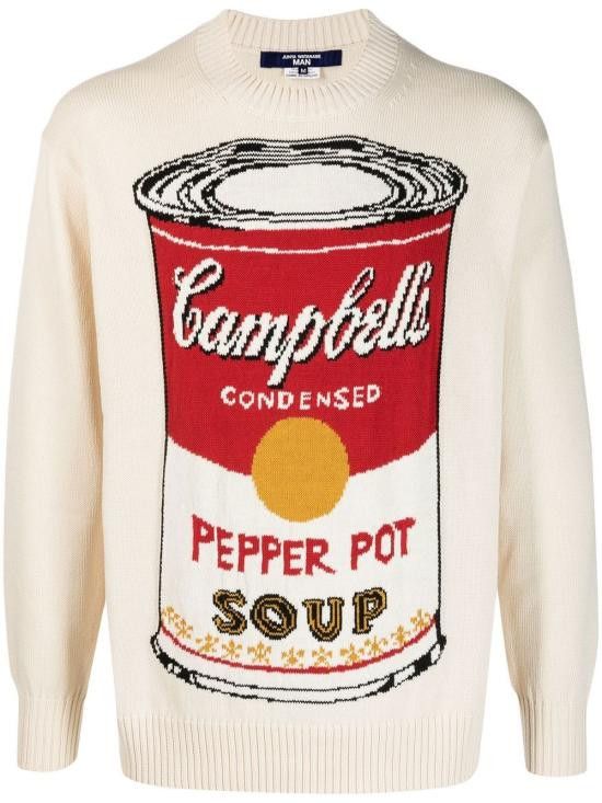 Junya Watanabe JUNYA WATANABE Men Sweater N004 0512 White Size US M / EU 48-50 / 2 - 1 Thumbnail