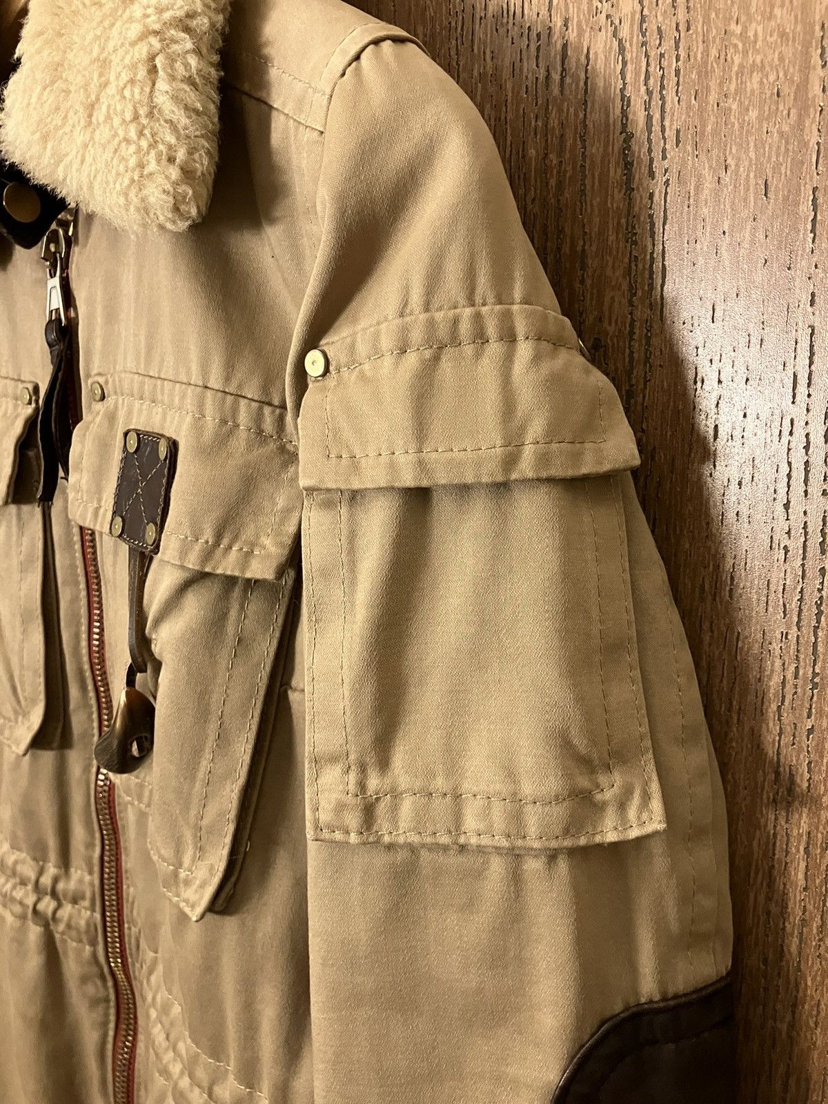 Dsquared2 Dsquared FW 2003 Shearling Collar Jacket FW03 AW03 AW2003 Size US S / EU 44-46 / 1 - 8 Thumbnail