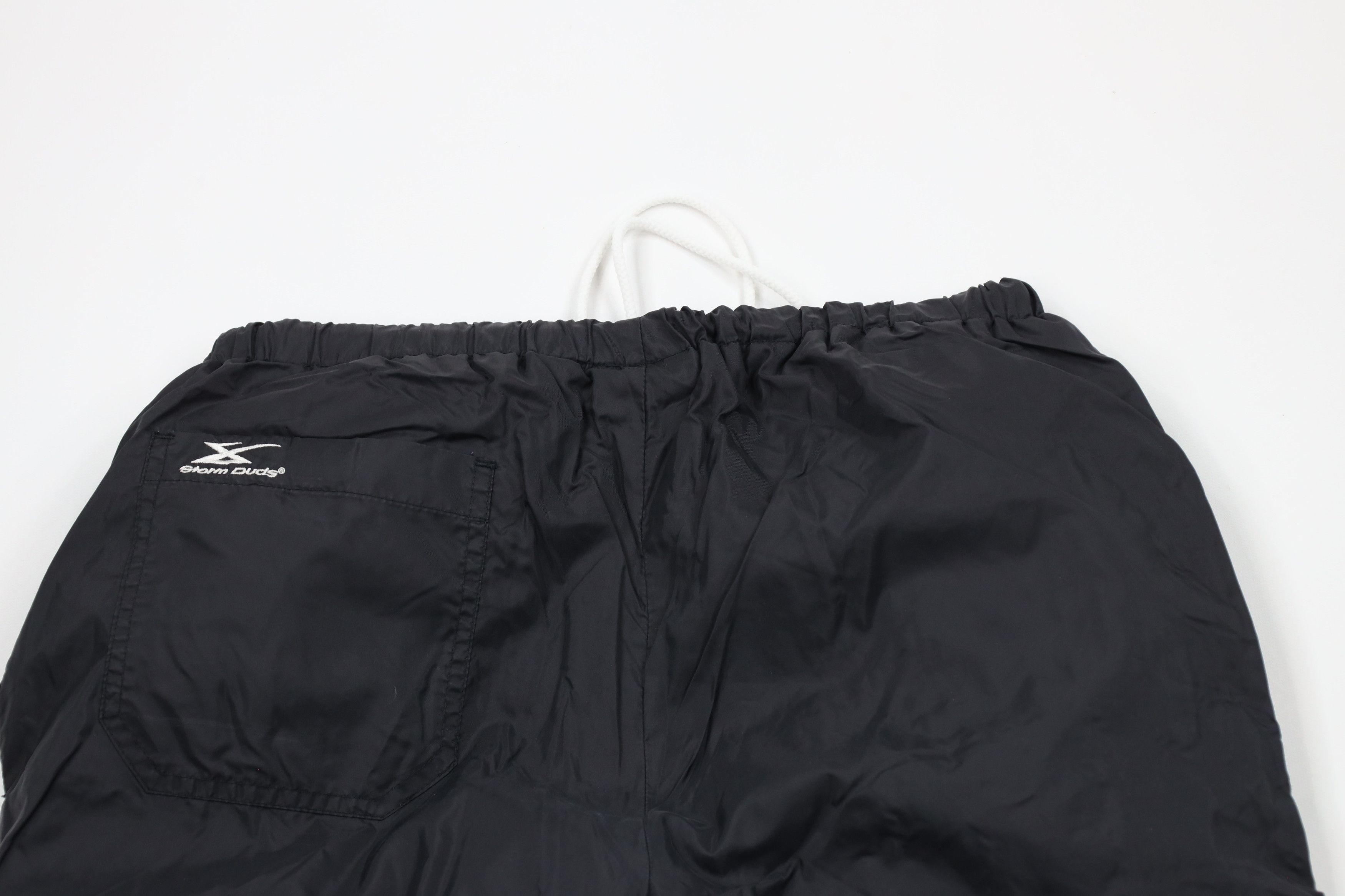 Vintage Vintage 90s Streetwear Striped Lined Joggers Pants Black Size US 34 / EU 50 - 11 Thumbnail