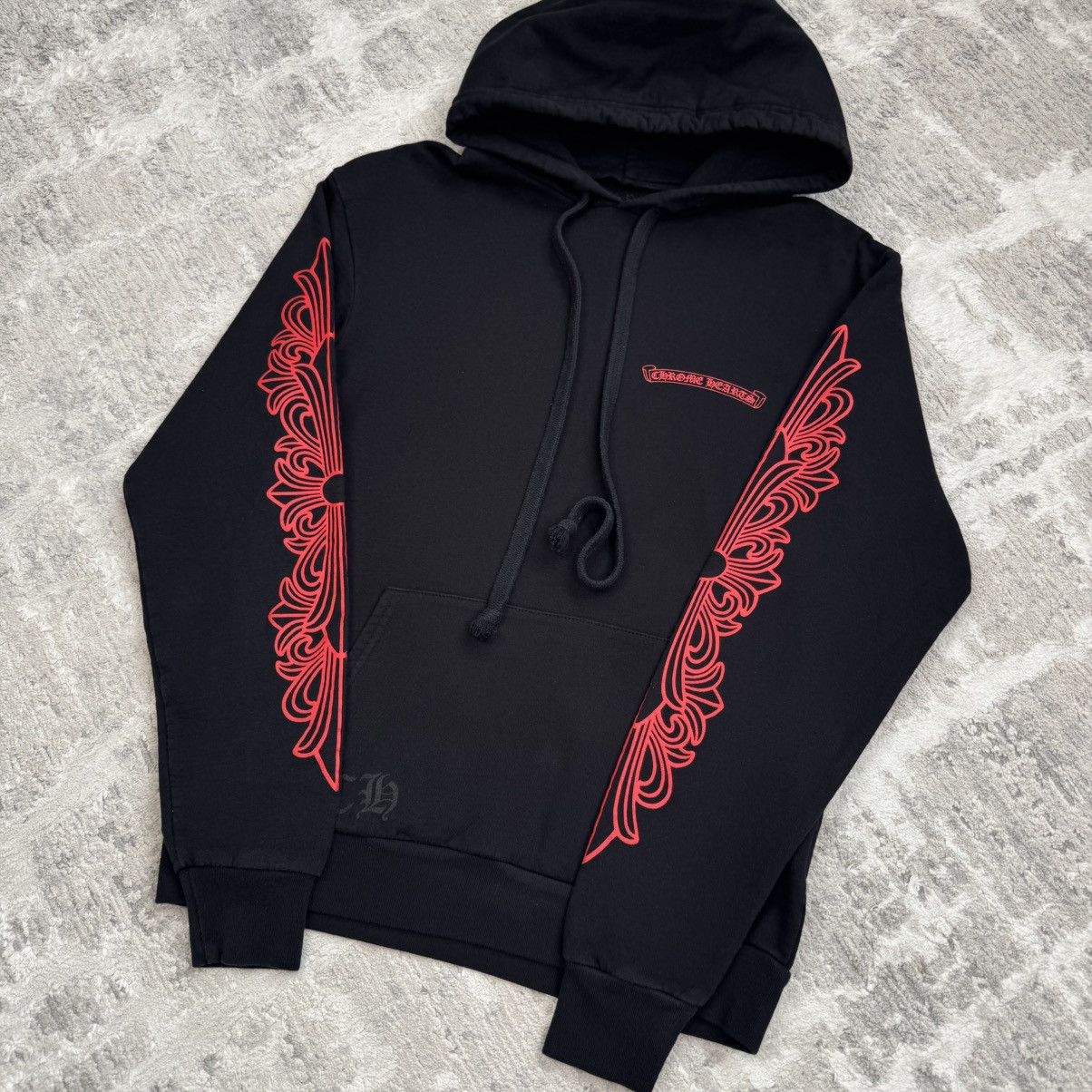 Chrome Hearts Horseshoe floral pullover hoodie Size US XS / EU 42 / 0 - 7 Thumbnail