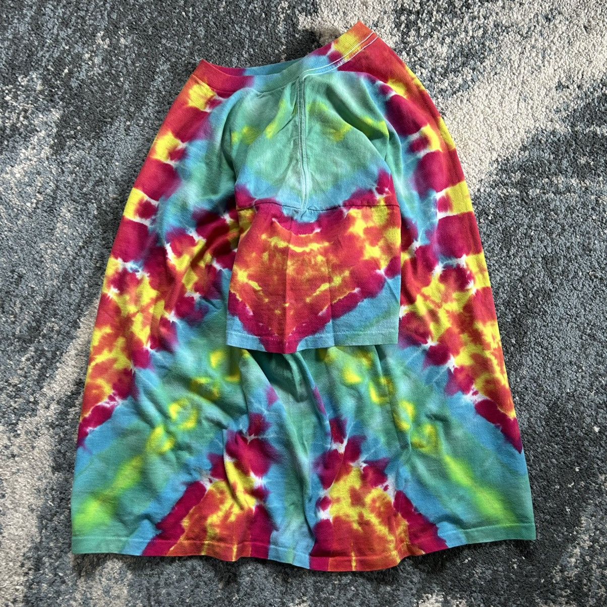 Delta 90s HEAVYWEiGHT SiNGLE STiTCH MADE in USA BRiGHT NEON TiEDYE Size US XL / EU 56 / 4 - 10 Thumbnail