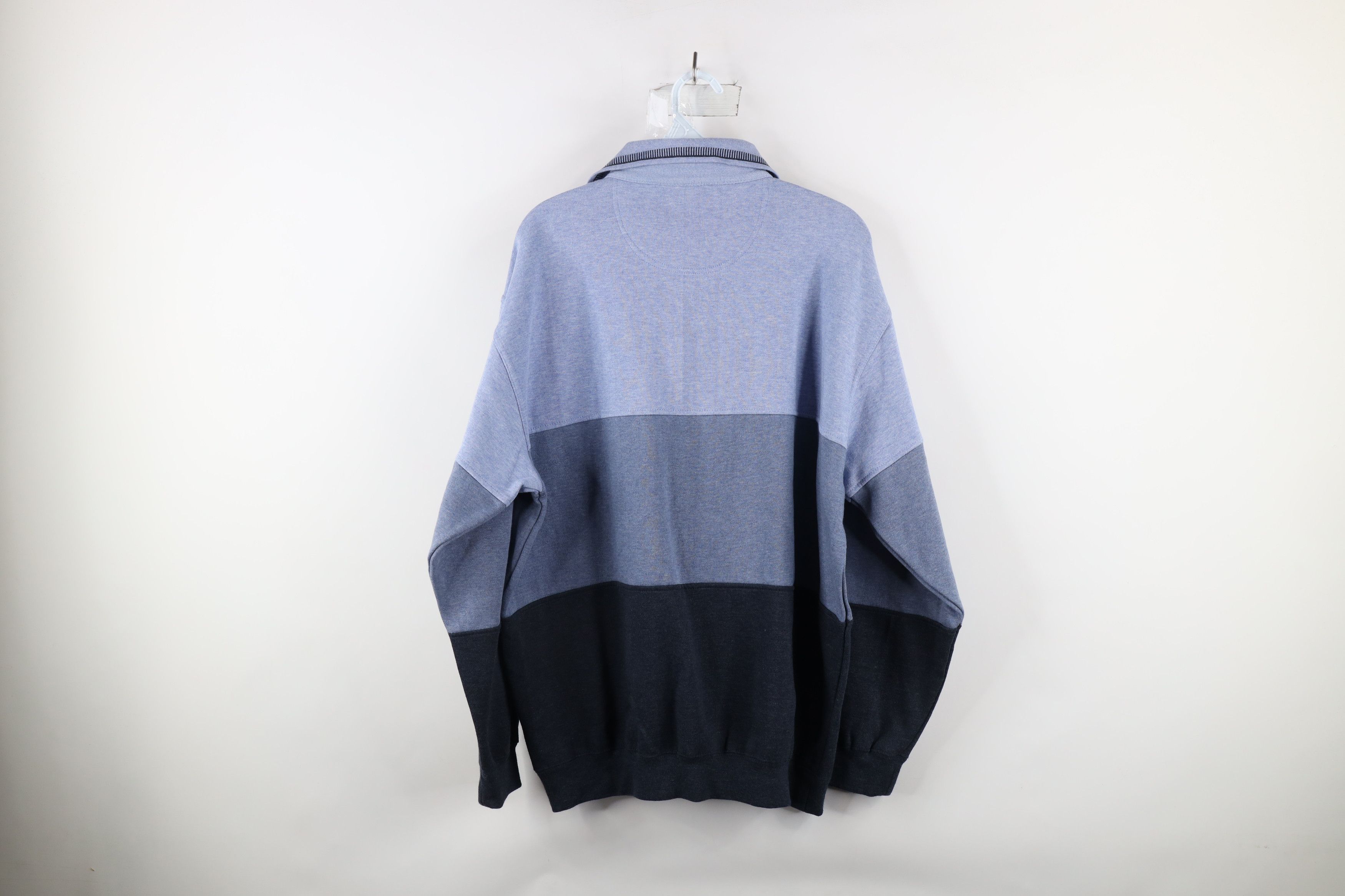 Vintage Deadstock Vintage Streetwear Collared Pullover Sweatshirt Size US L / EU 52-54 / 3 - 9 Thumbnail