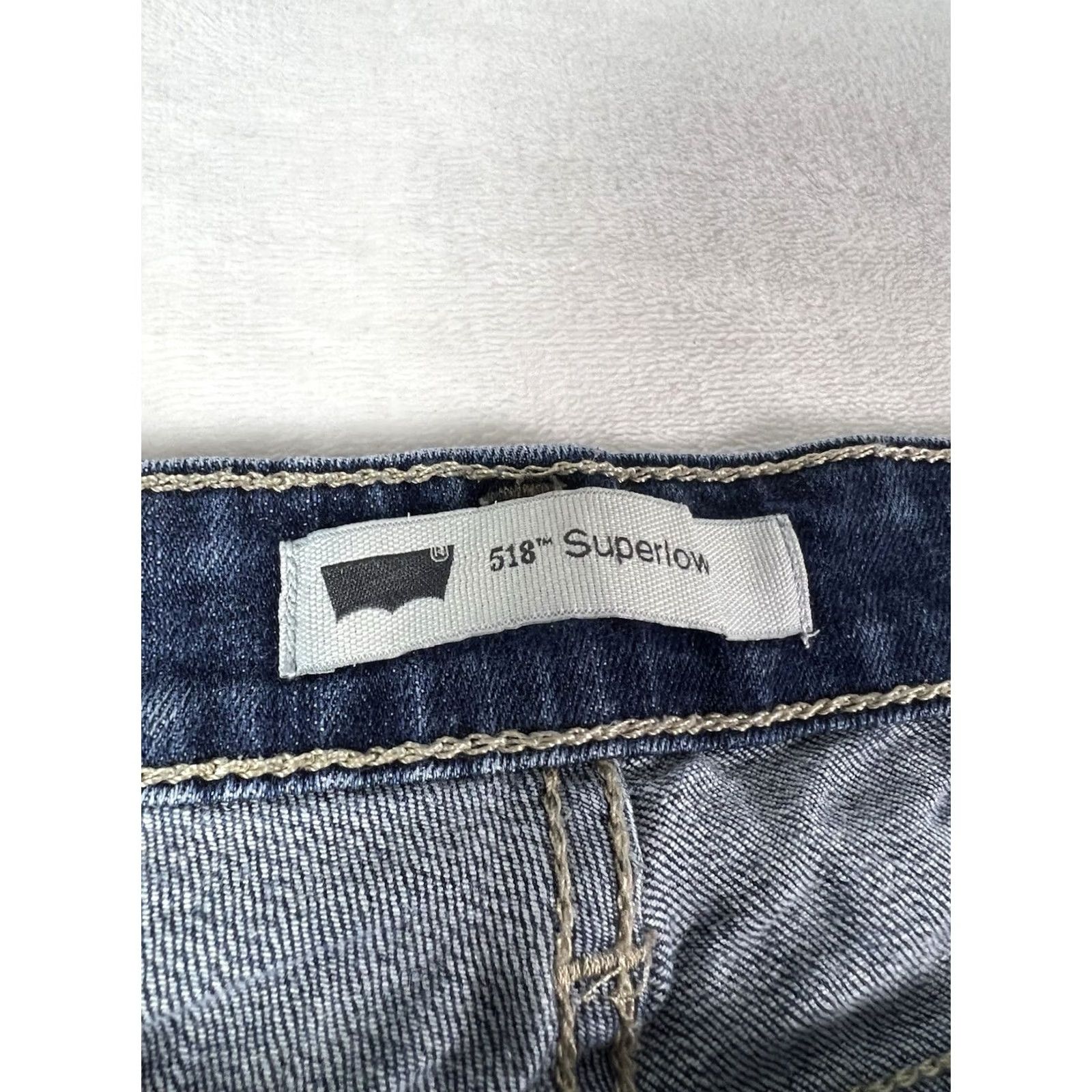 Levi's Levi's 518 Jeans Women's 29x30 Blue Medium Wash Bootcut Slim Regular Size 29" - 5 Thumbnail