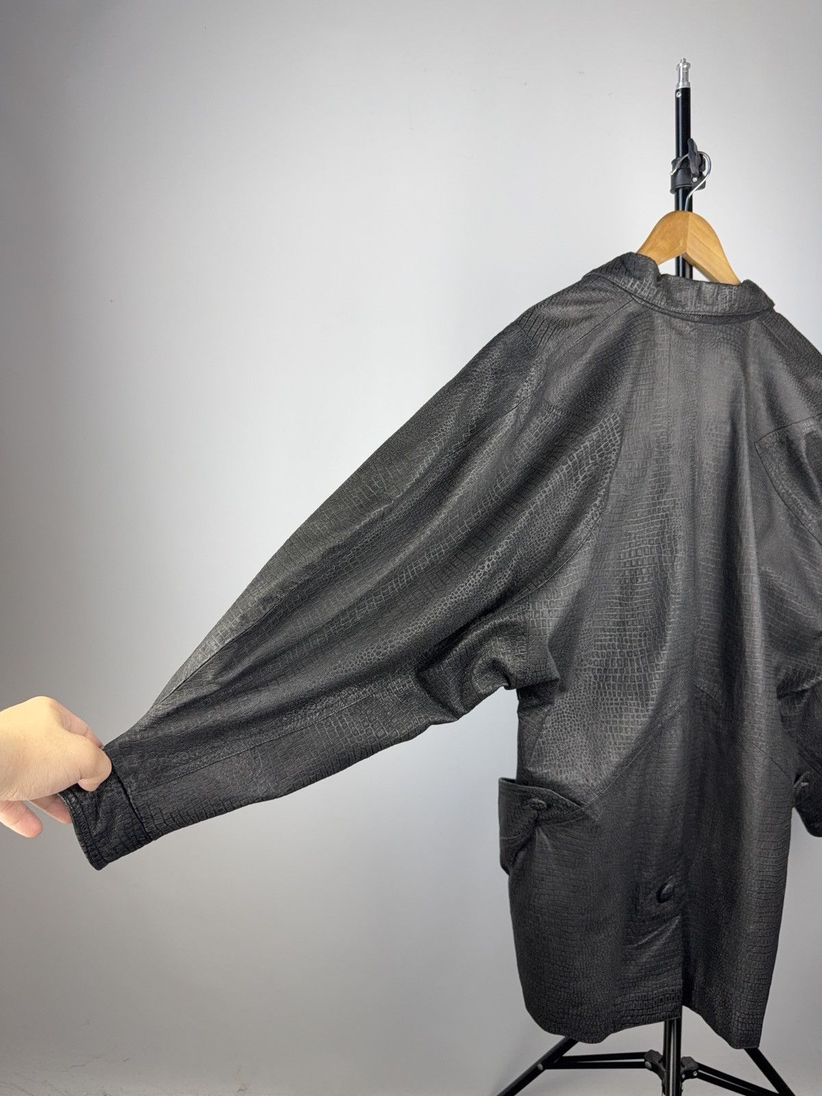 Vintage Vintage 90s Avant Garde Leather Biker MOTO Y2K Jacket Size US S / EU 44-46 / 1 - 12 Thumbnail