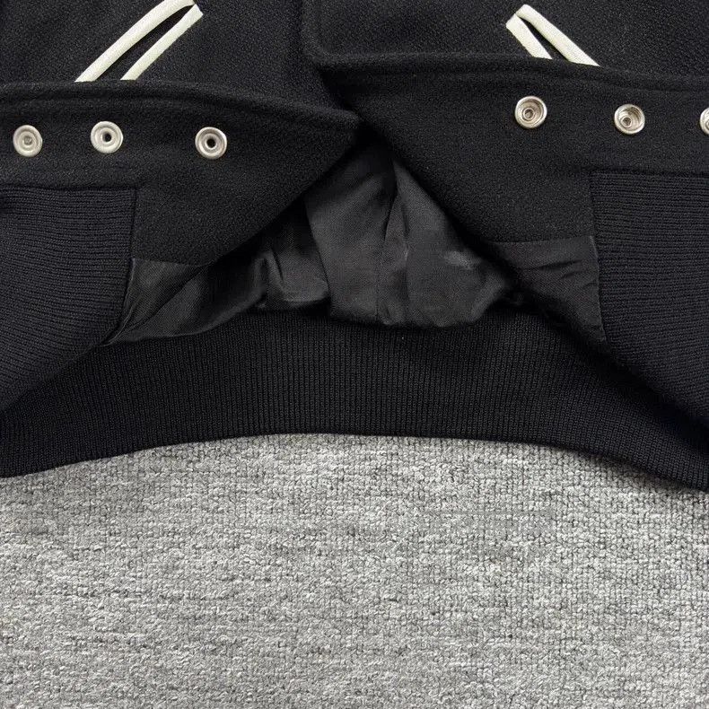 Saint Laurent Paris SLP Black Striped Varsity Jacket. Size US M / EU 48-50 / 2 - 4 Thumbnail