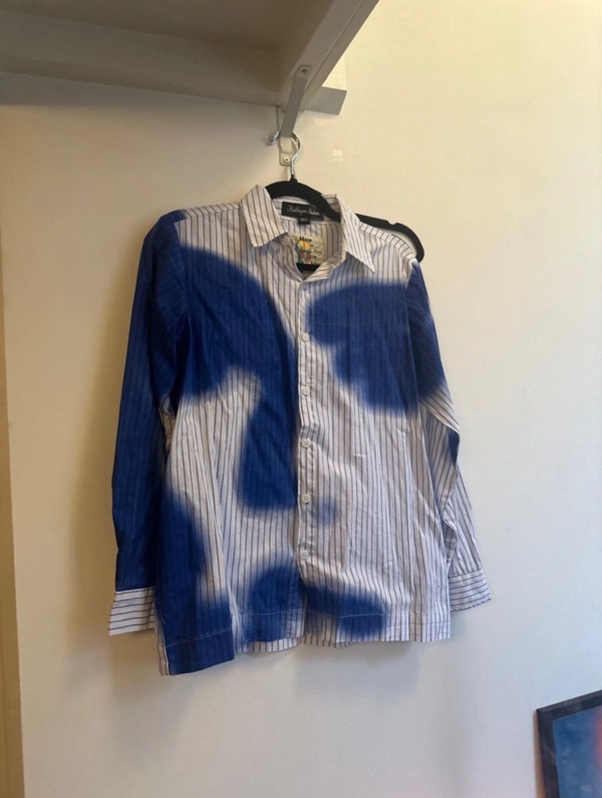 KidSuper White and blue face print shirt Size S / US 4 / IT 40 - 1 Thumbnail