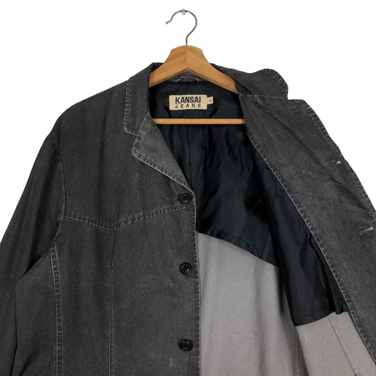 Japanese Brand 🔥90’s Vintage Chore Jacket Worker Kansai Japan Issey Miyake Size US L / EU 52-54 / 3 - 10 Thumbnail