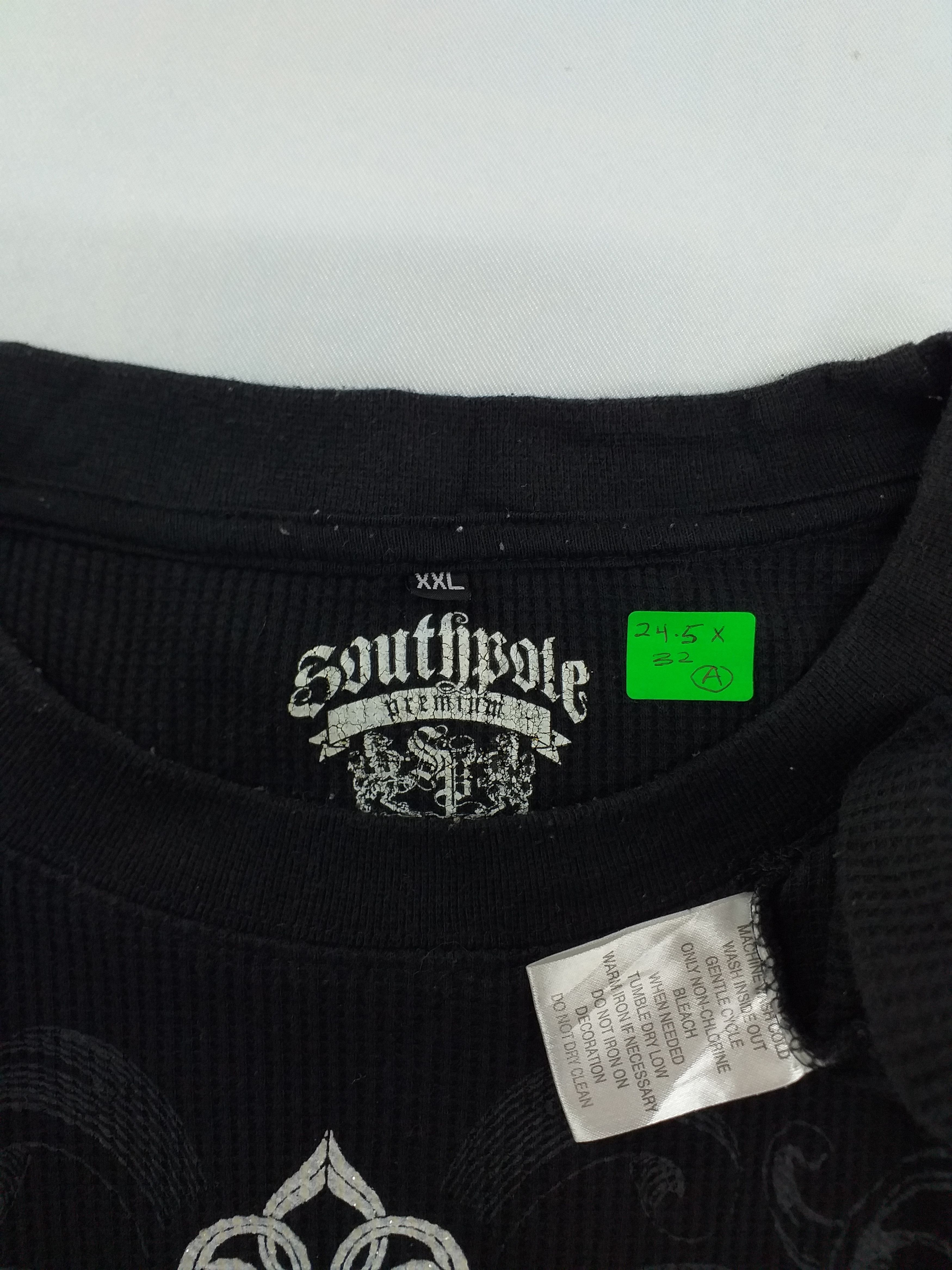 Rap Tees Graphic Southpole Big Logo Long Sleeve t-shirt -A083 Size US XL / EU 56 / 4 - 4 Thumbnail