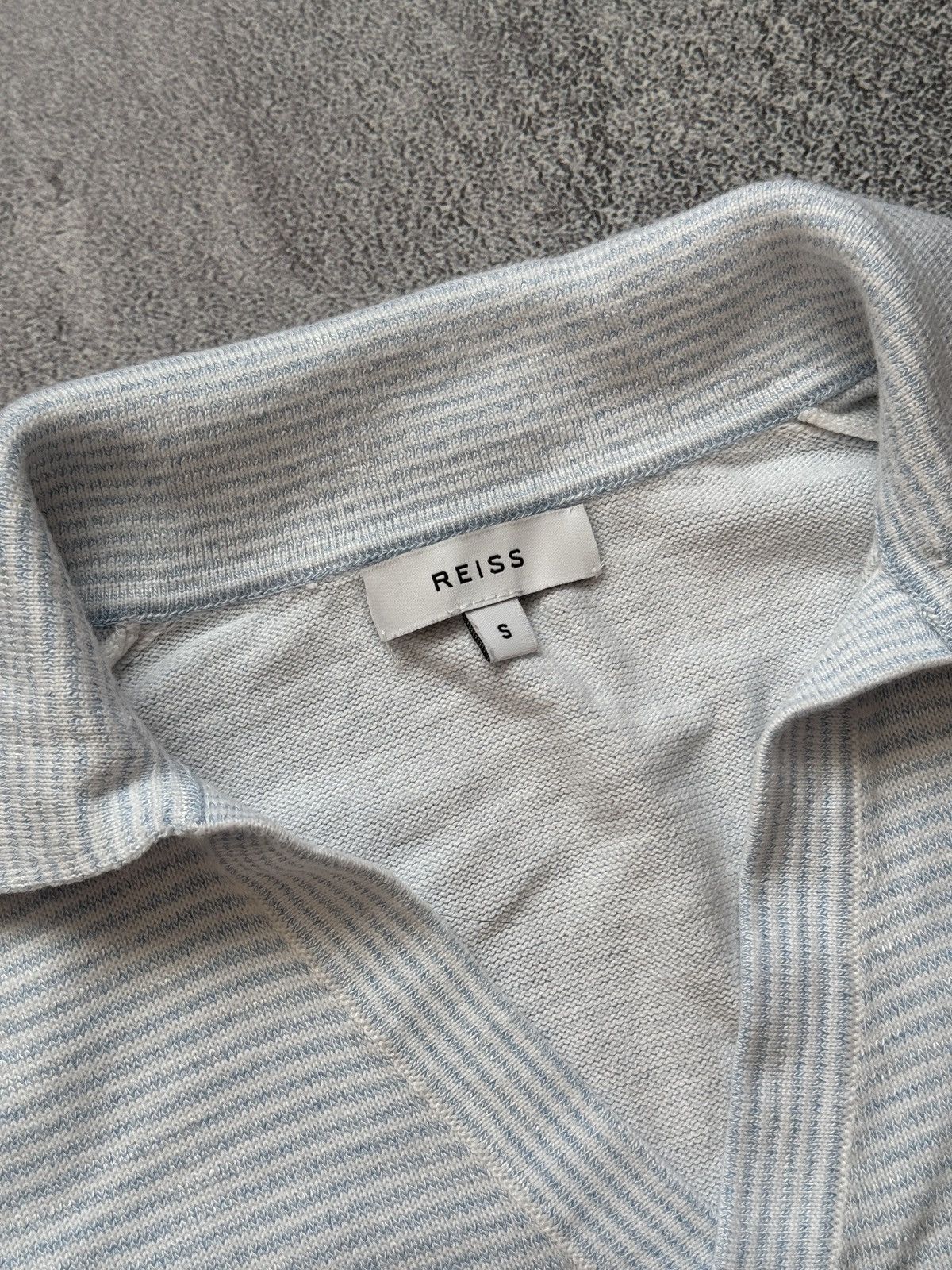 Designer × Reiss Reiss S striped polo tee T-shirt Size US S / EU 44-46 / 1 - 6 Thumbnail