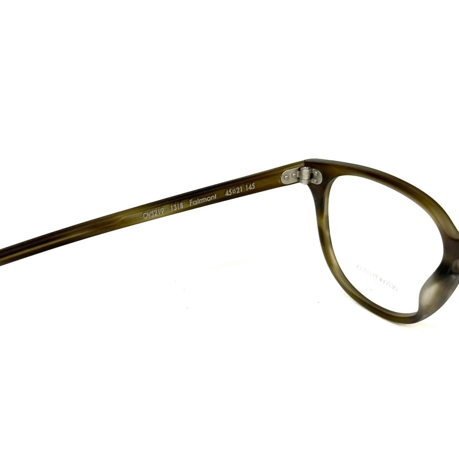 Oliver Peoples OLIVER PEOPLES OV5219 FAIRMONT 5219 Green Frame Eyeglasses Size ONE SIZE - 4 Thumbnail