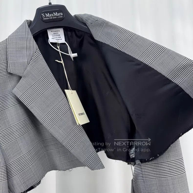 Vetements VETEMENTS Plaid Jacket Size S / US 4 / IT 40 - 6 Thumbnail