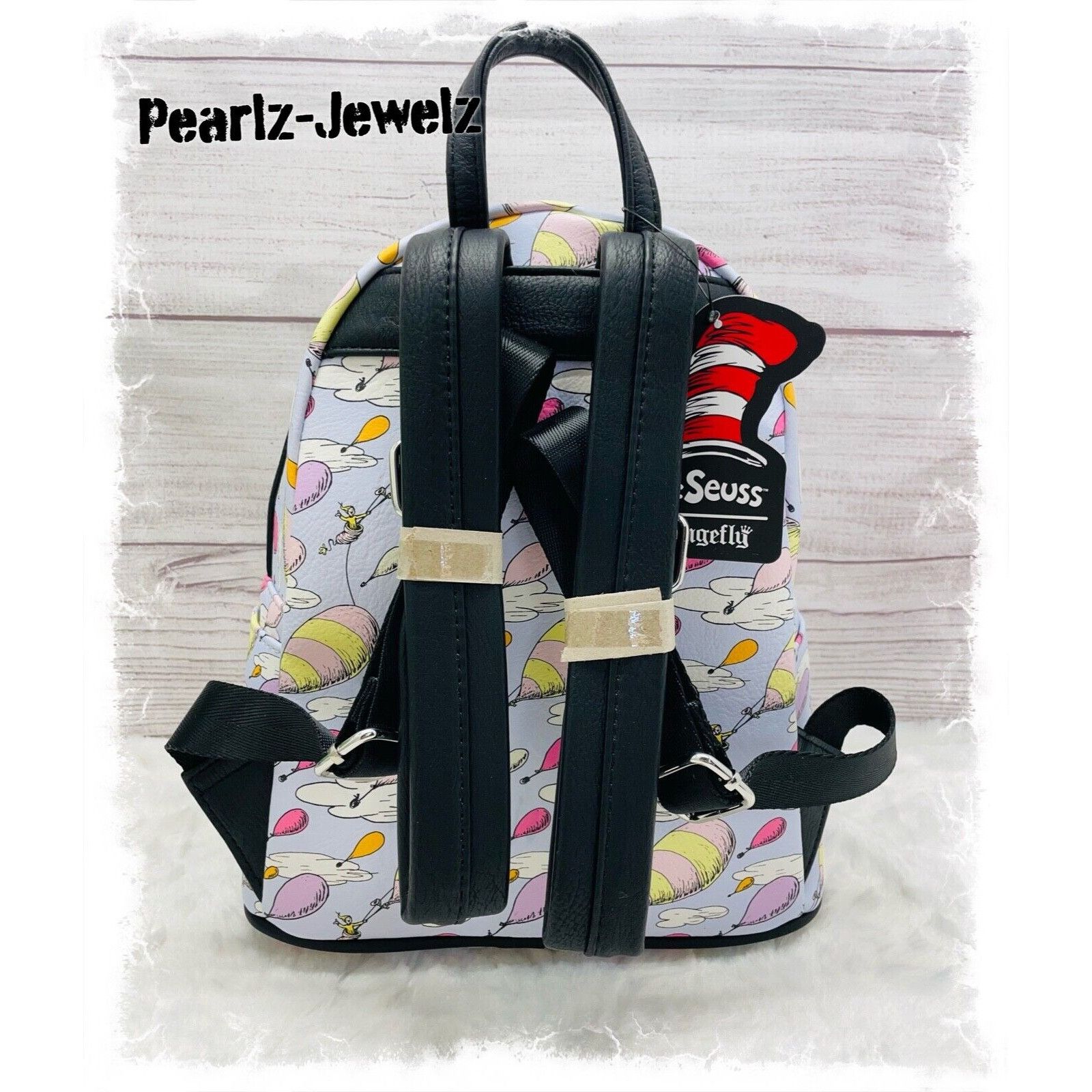 Disney Loungefly Dr. Suess Oh the Places You'll Go Balloon AOP Mini Size ONE SIZE - 3 Thumbnail