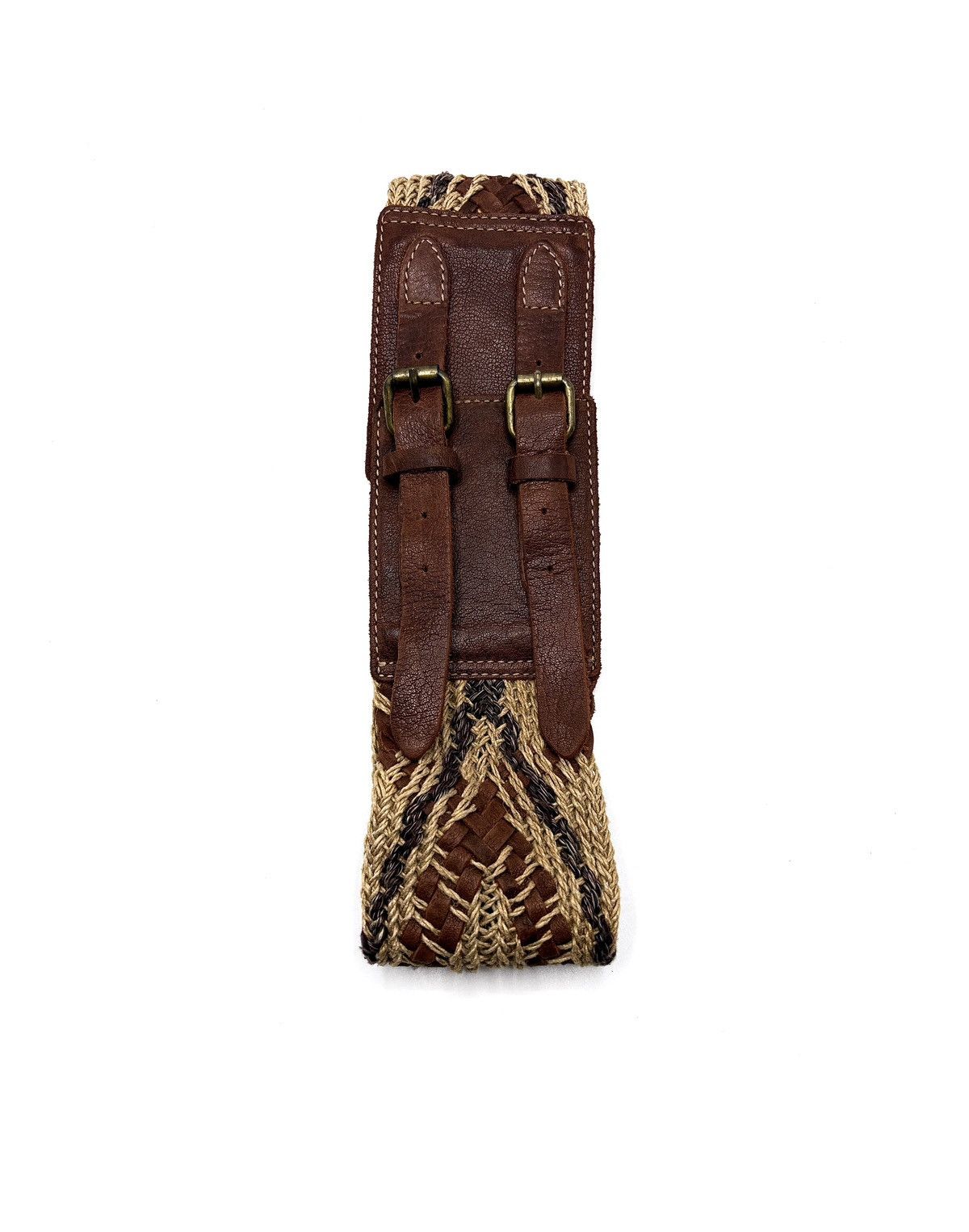 Allsaints AllSaints Spitalfields Woven Double Leather Belt Size ONE SIZE - 1 Thumbnail