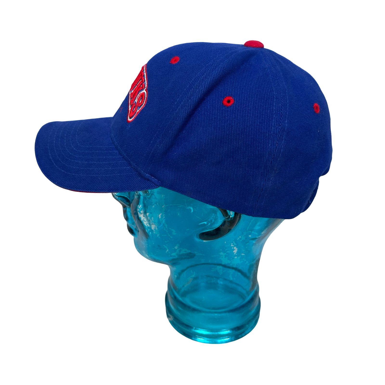 Starter Vintage Starter Kansas Jayhawks Strapback Hat Mens Blue Size ONE SIZE - 3 Thumbnail