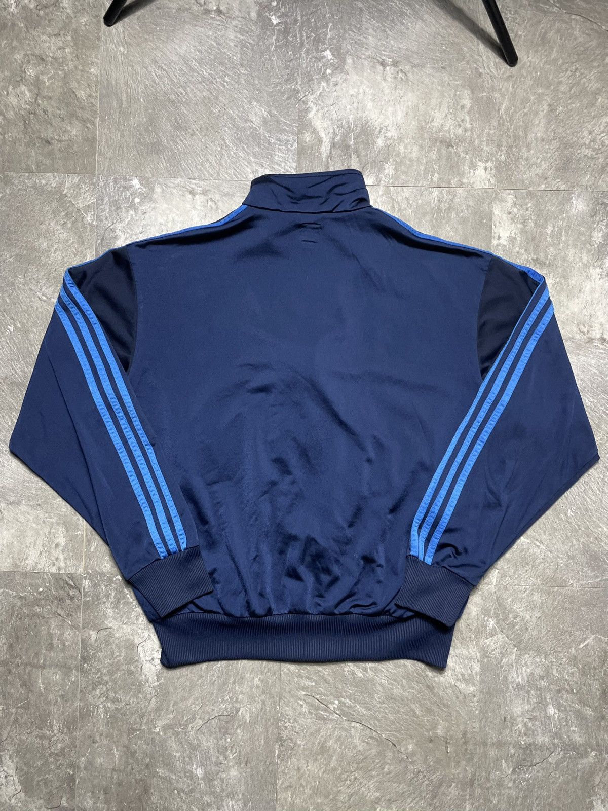 Adidas Vintage Adidas Track Jacket 00s Balenciaga Style. Y2K blue Size US L / EU 52-54 / 3 - 3 Thumbnail