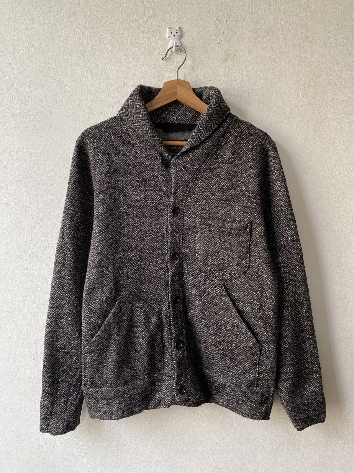 Beams Plus 2000s - Beams Plus Japan Wool Chore Jacket Size US M / EU 48-50 / 2 - 3 Thumbnail