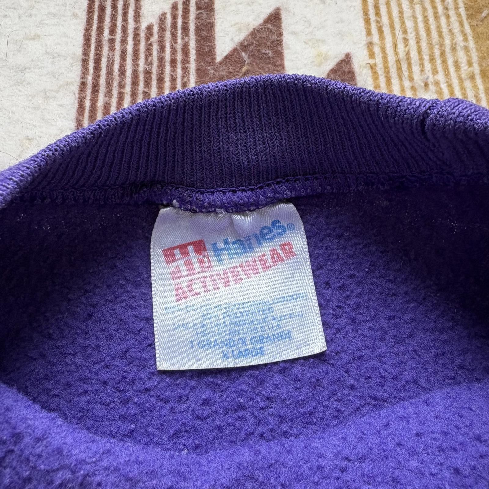 Hanes Vintage 90s Distressed Buy One Get One Twin Funny Sweatshirt Size XL / US 12-14 / IT 48-50 - 4 Thumbnail