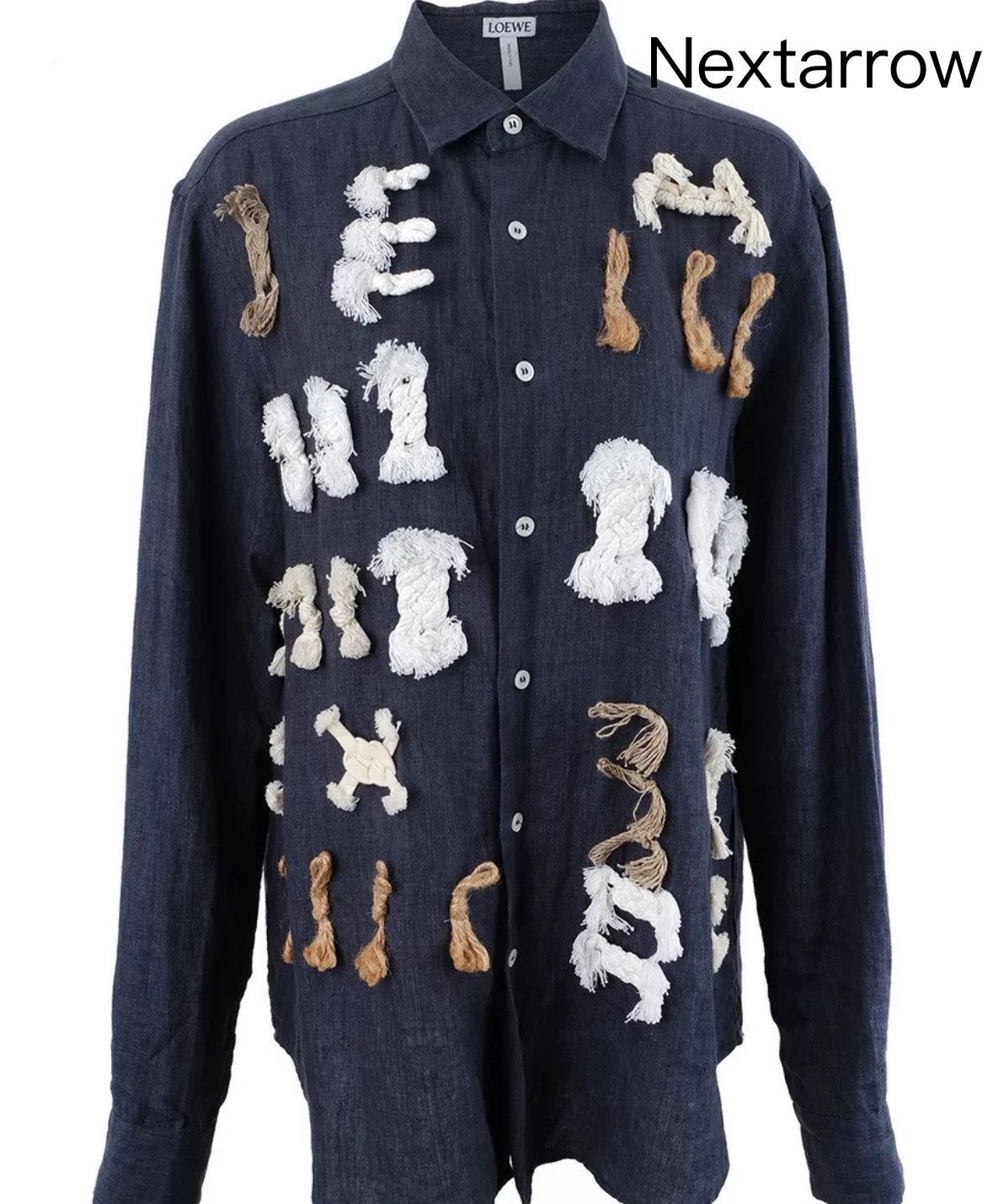 Loewe LOEWE show style handmade hanging denim long jacket Size US M / EU 48-50 / 2 - 1 Thumbnail